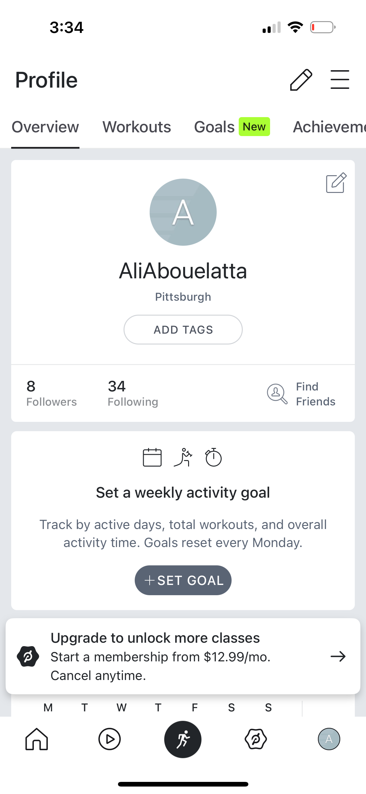 peloton app screenshot 36