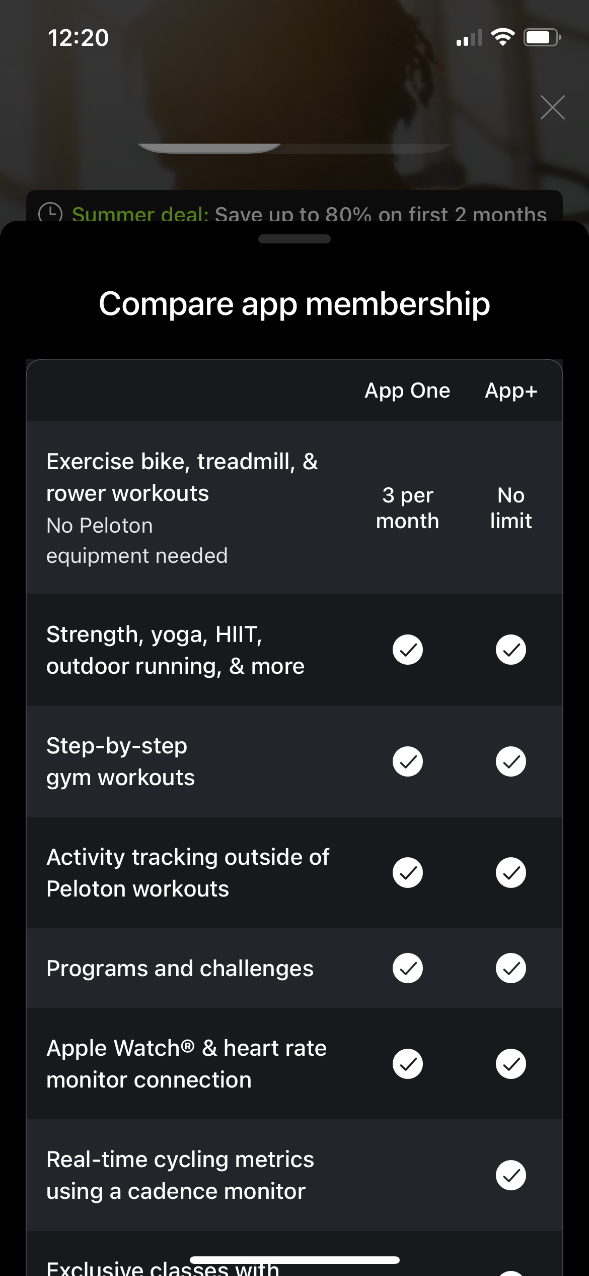 peloton app screenshot 34