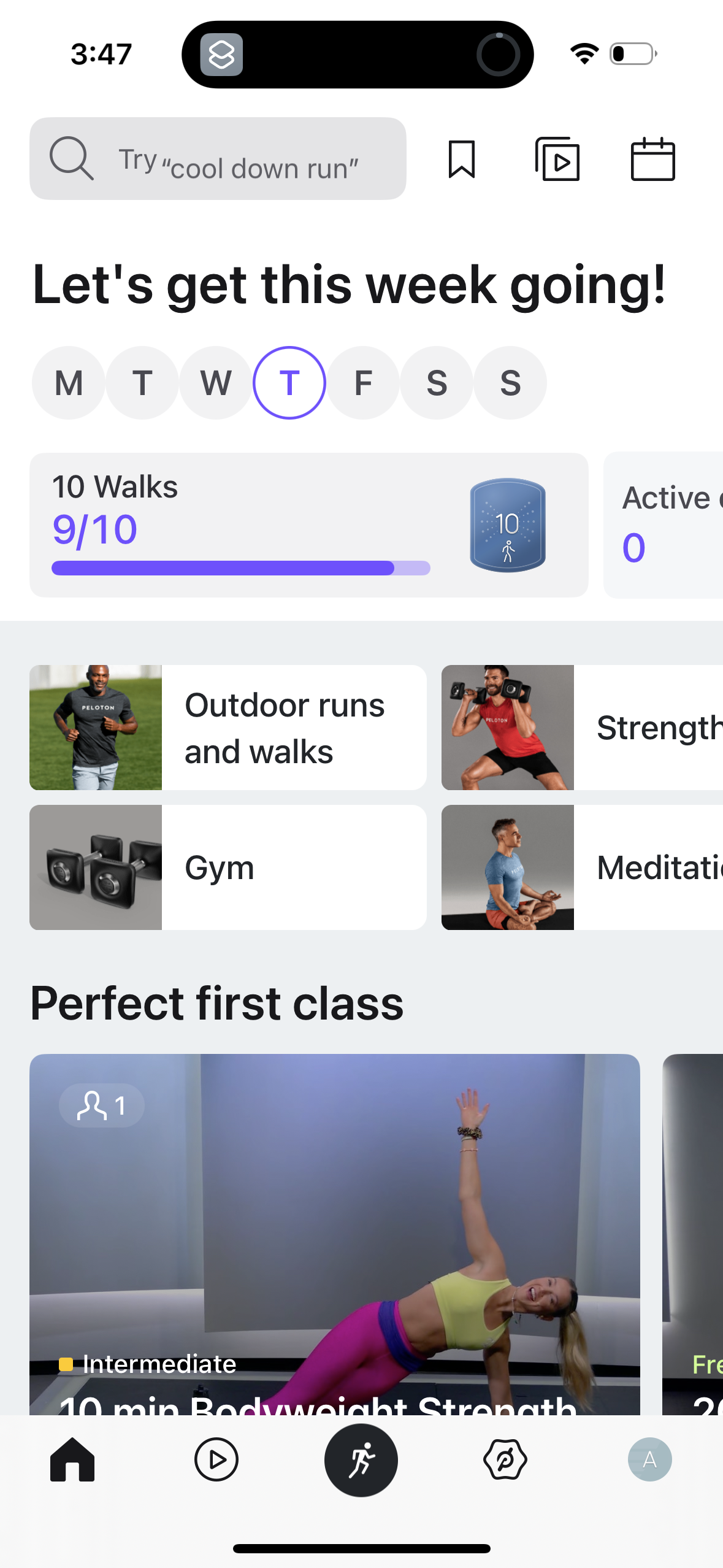 peloton app screenshot 24