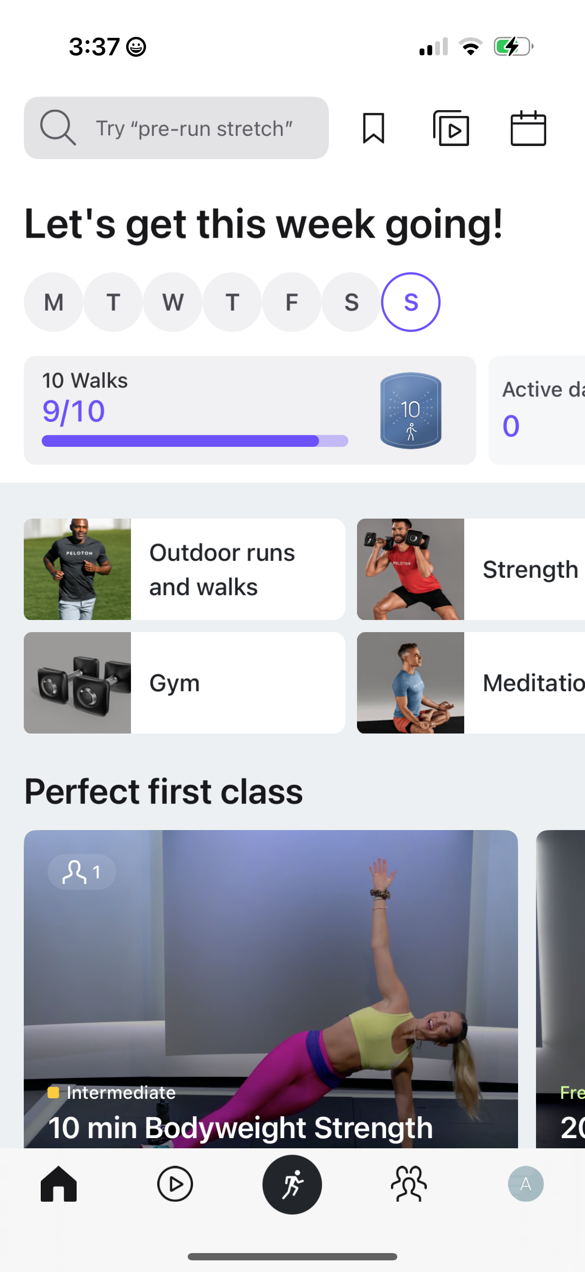 peloton app screenshot 20