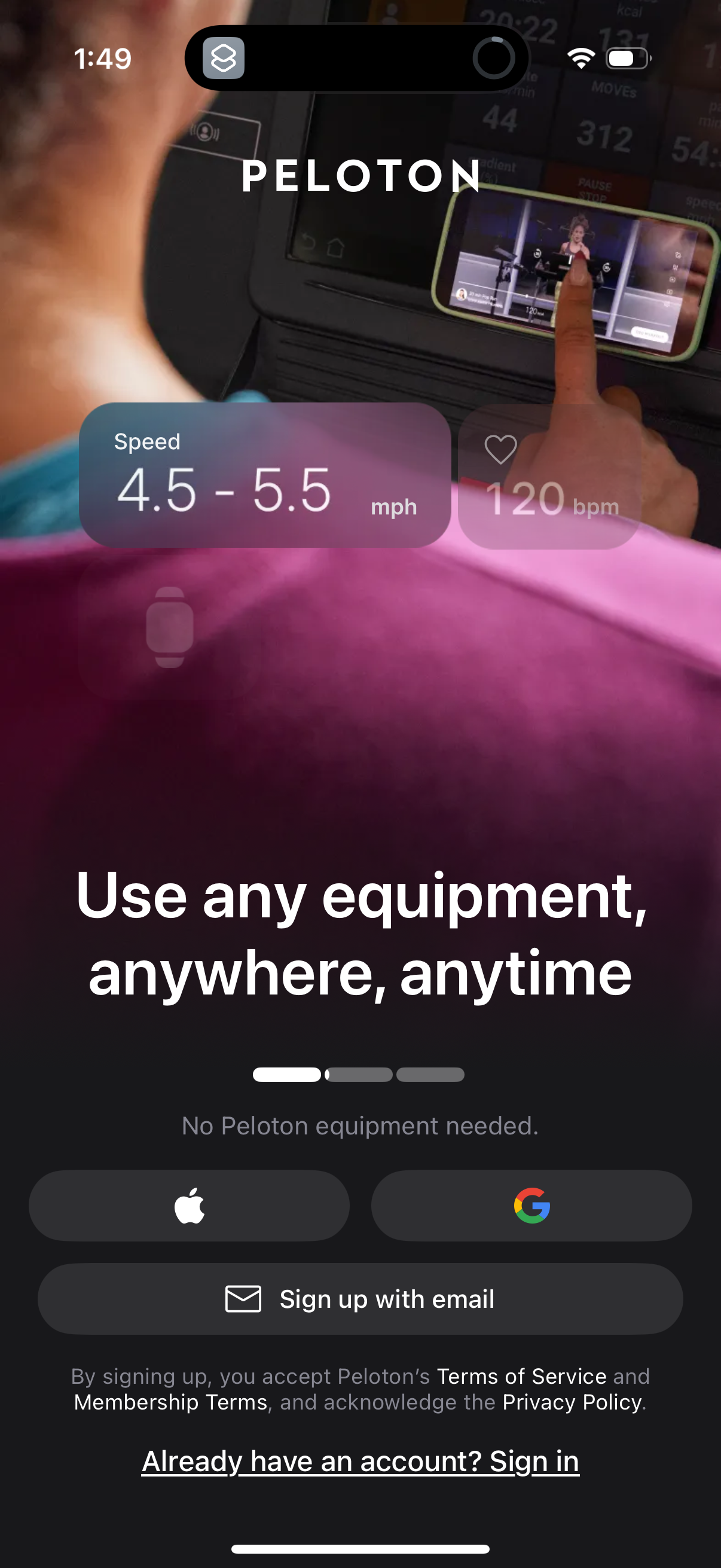 peloton app screenshot 11