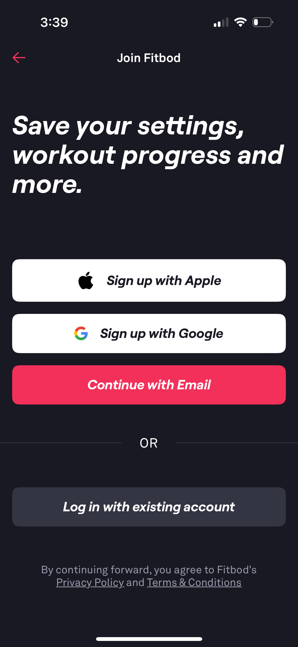 fitbod app screenshot 48