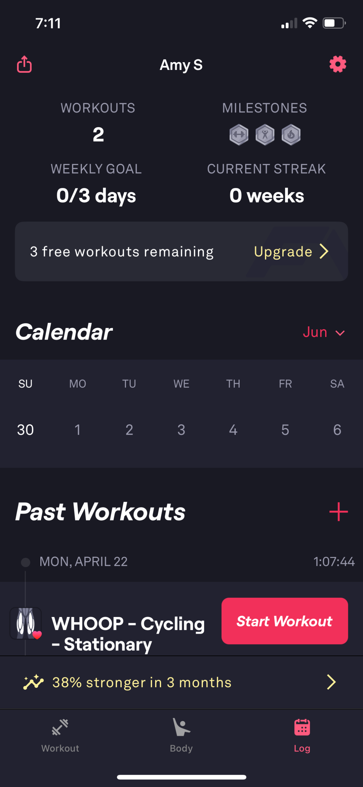 fitbod app screenshot 19