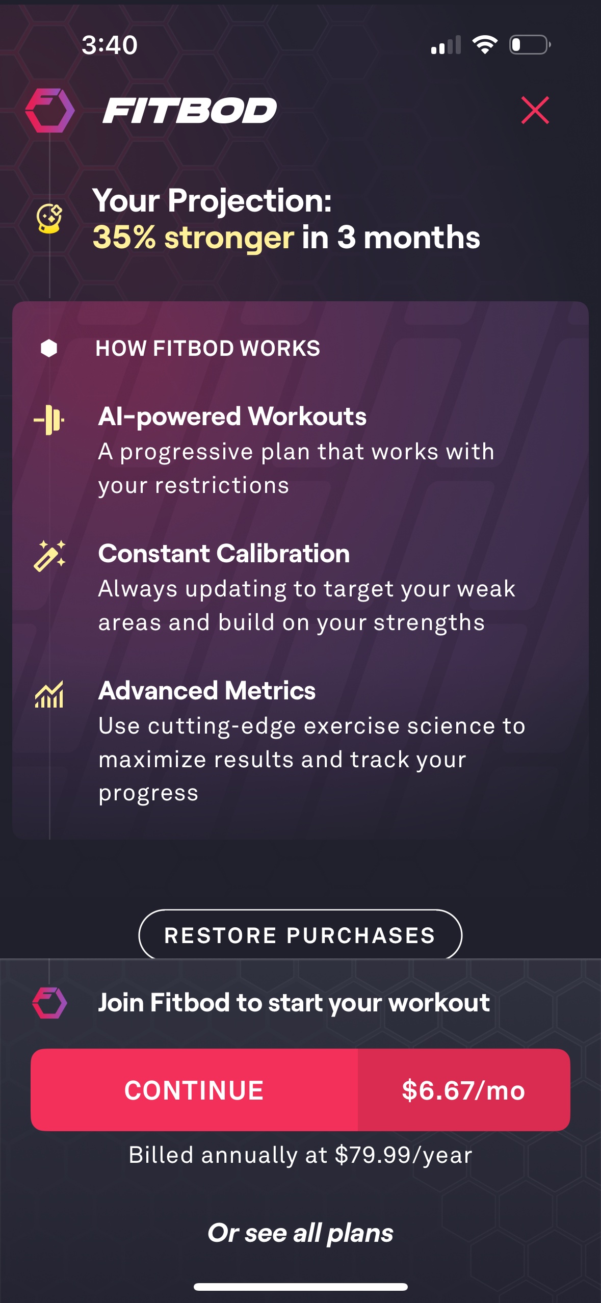fitbod app screenshot 52