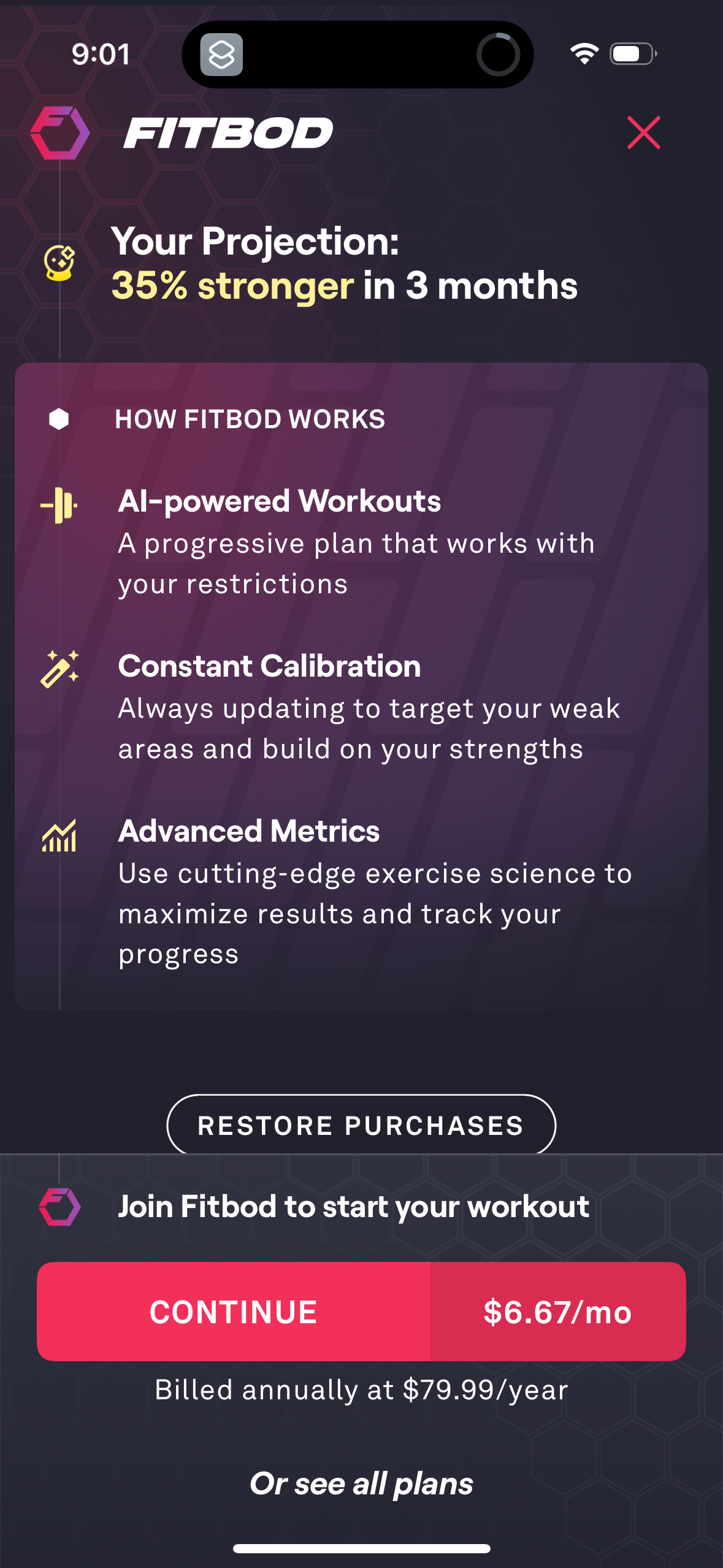 fitbod app screenshot 49