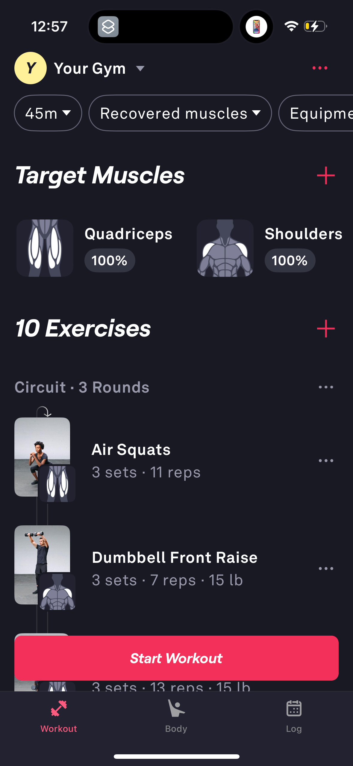 fitbod app screenshot 43