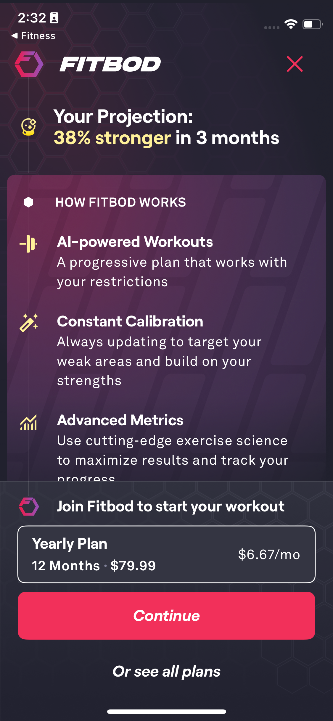 fitbod app screenshot 41