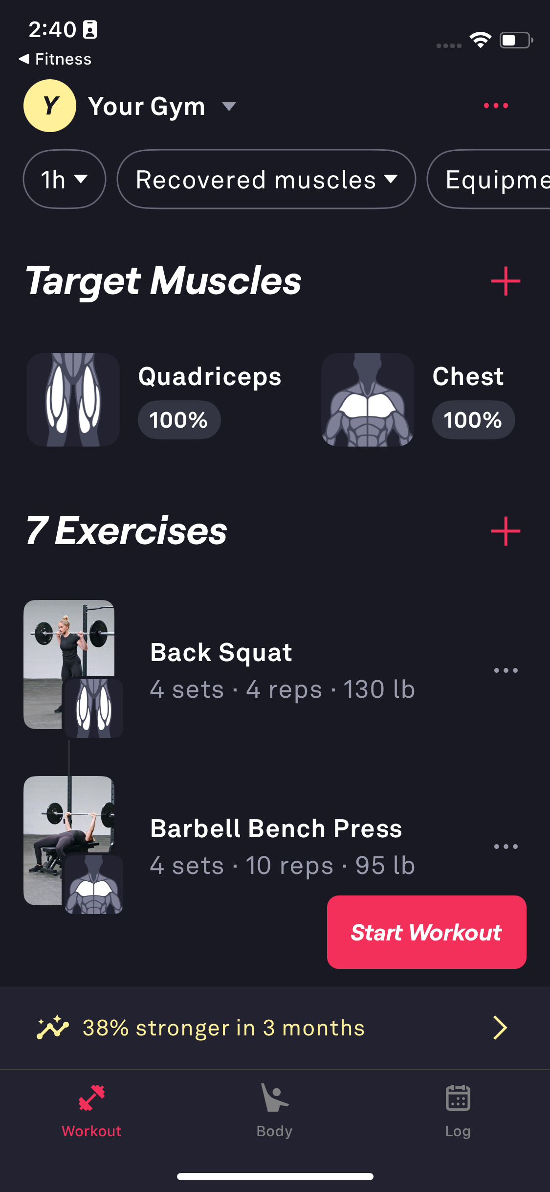 fitbod app screenshot 40