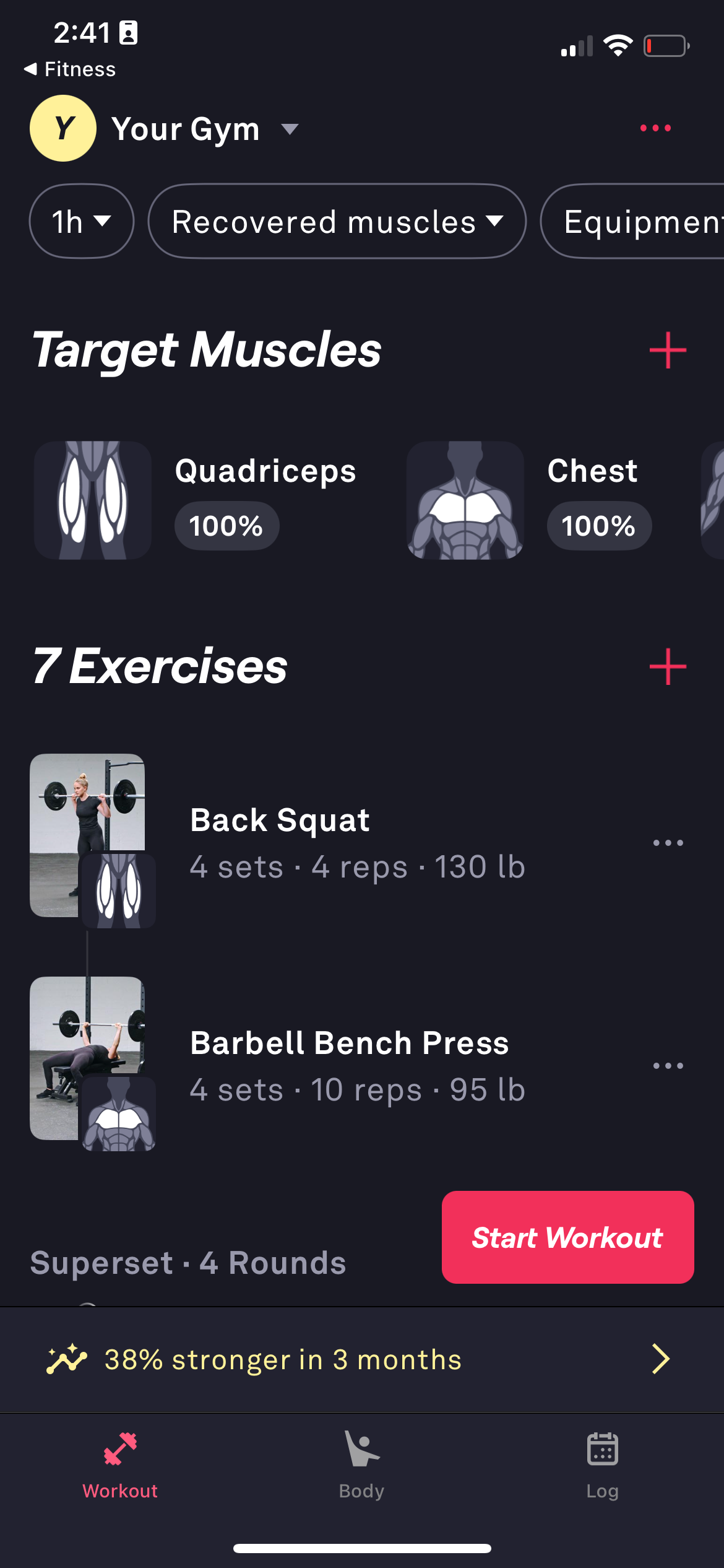 fitbod app screenshot 39
