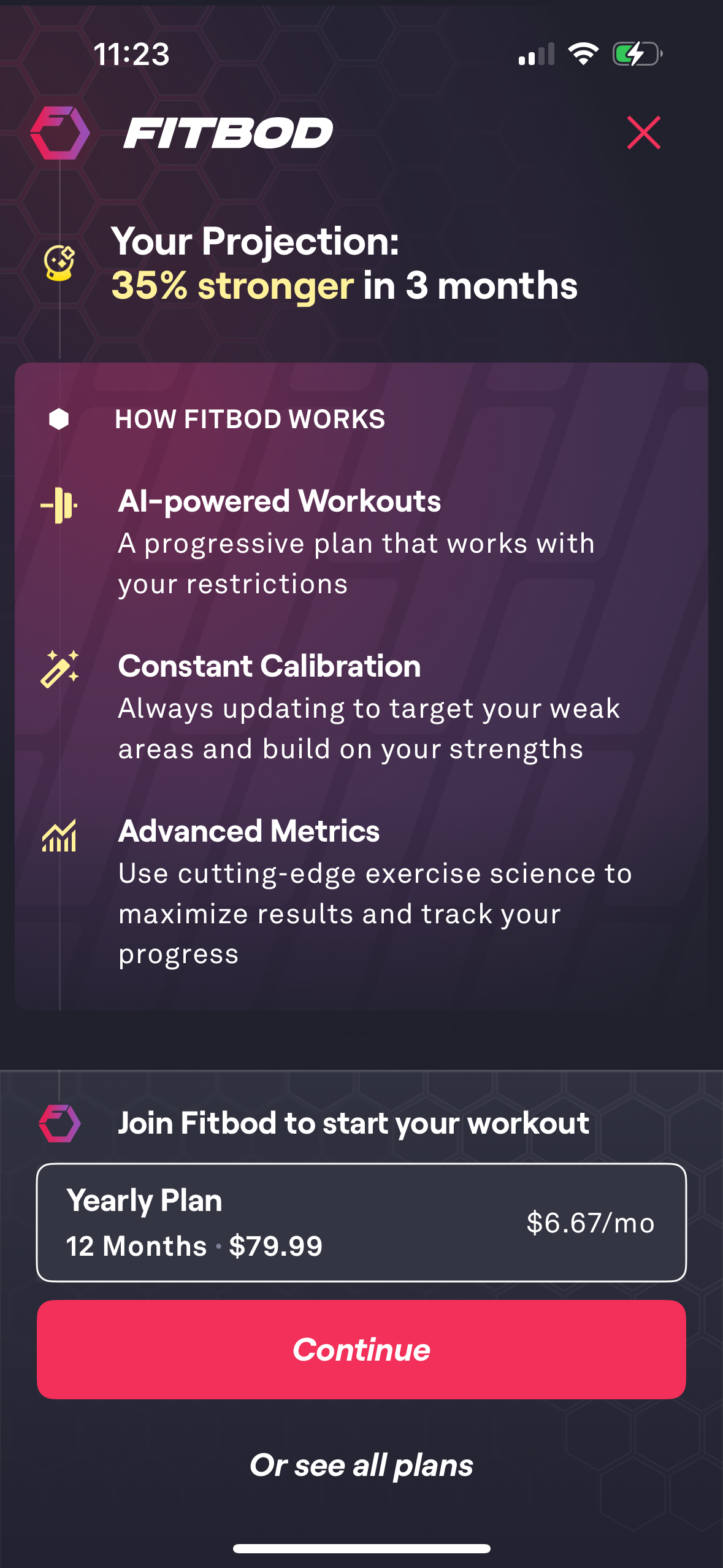 fitbod app screenshot 32