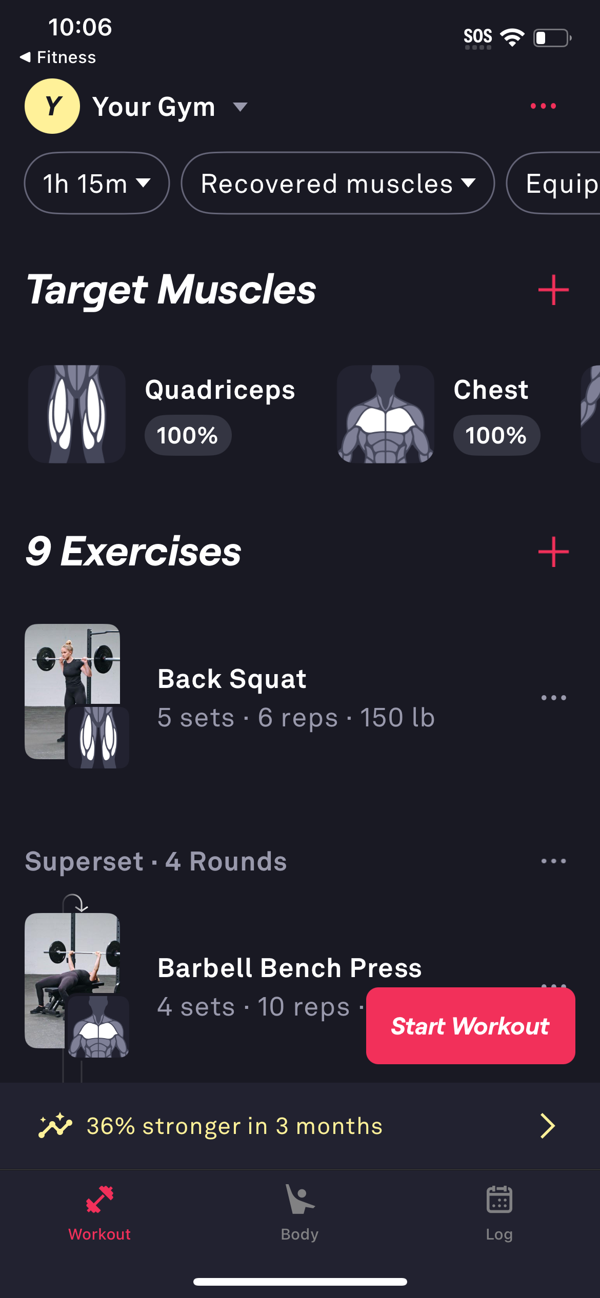 fitbod app screenshot 29