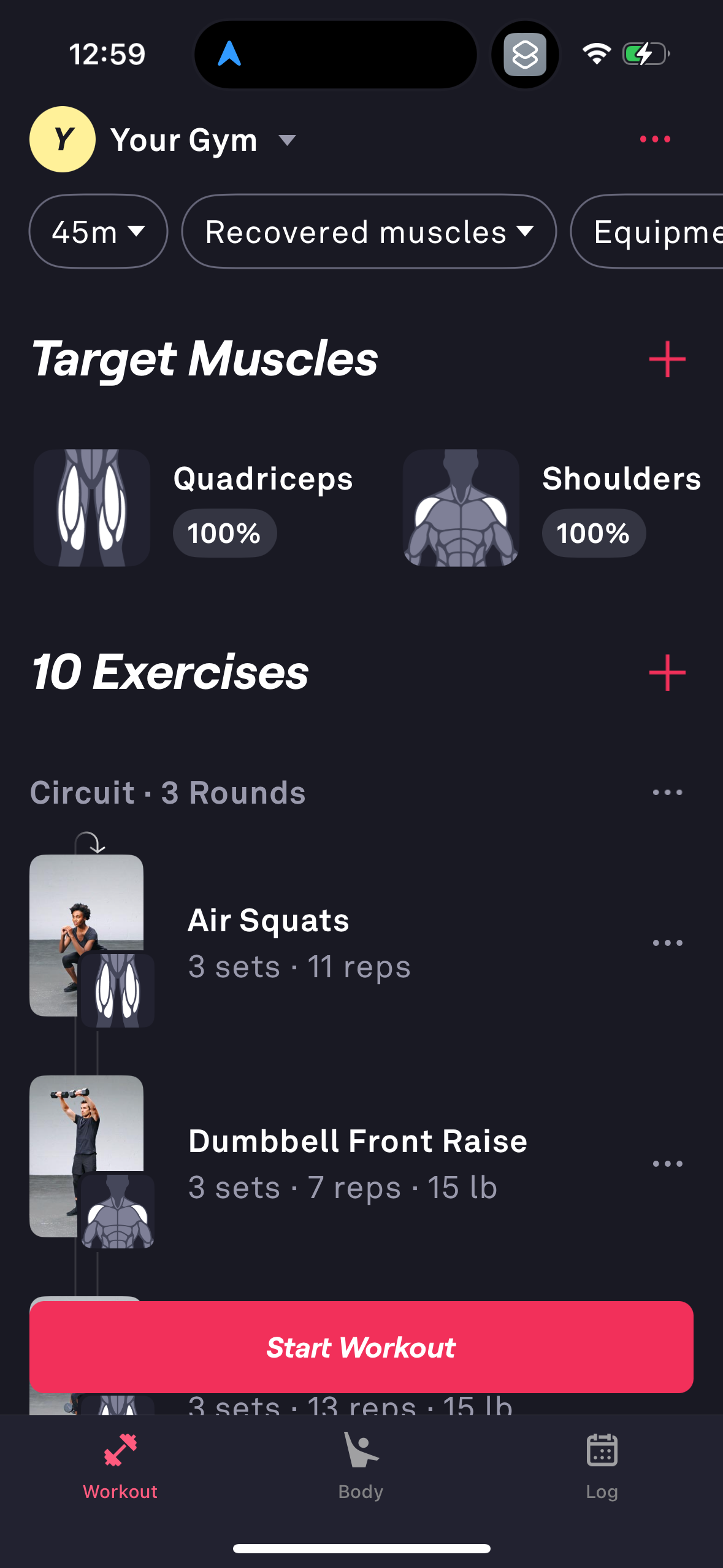 fitbod app screenshot 28