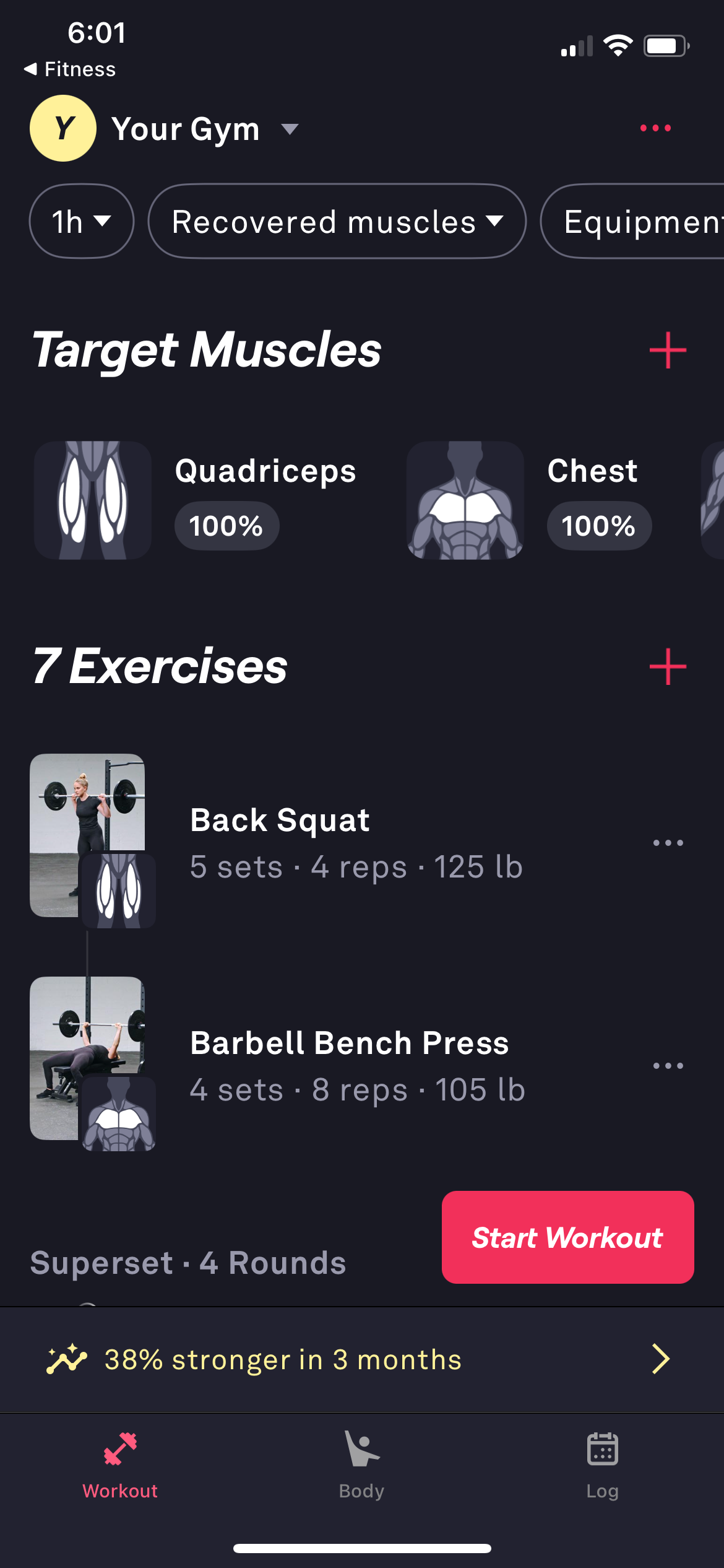fitbod app screenshot 25