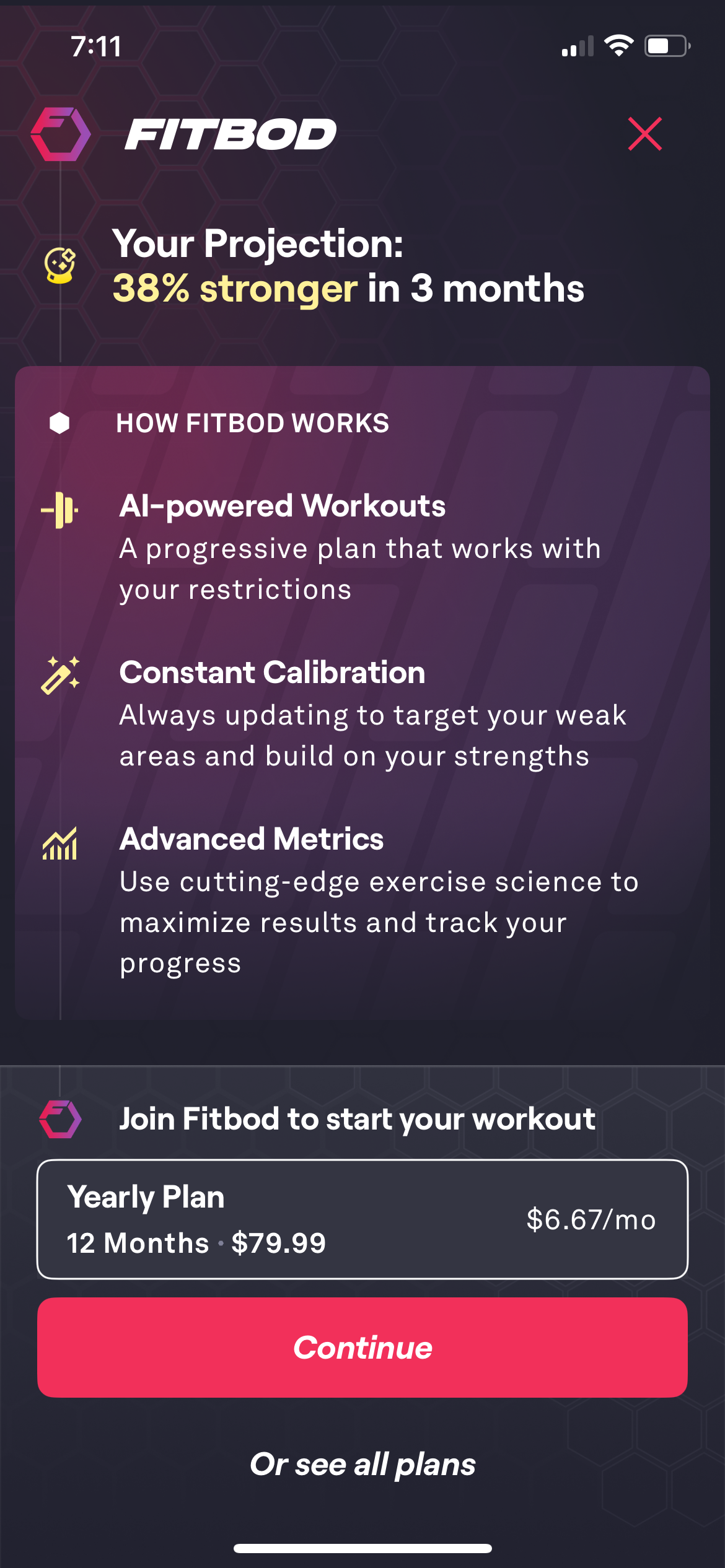 fitbod app screenshot 24