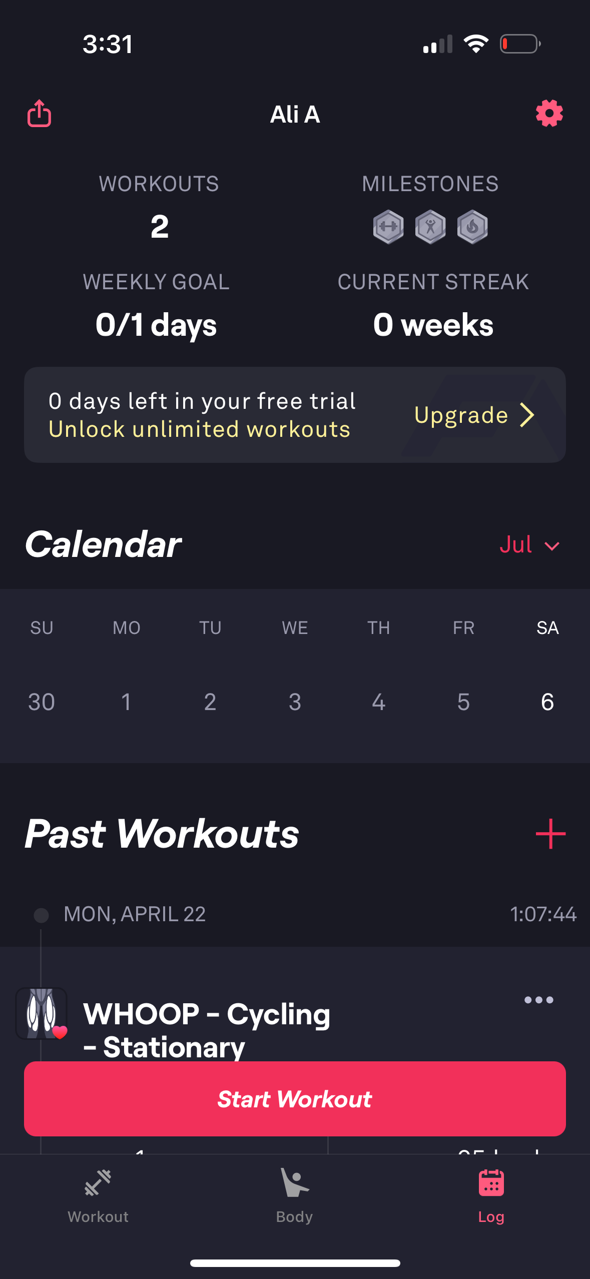 fitbod app screenshot 16