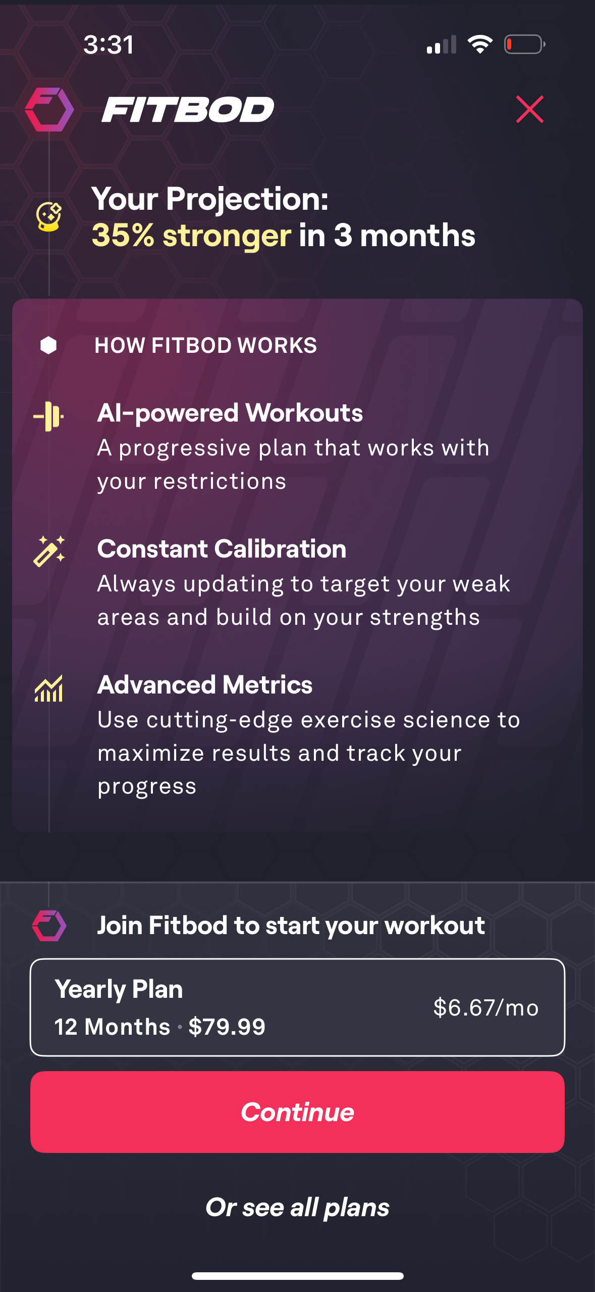 fitbod app screenshot 15