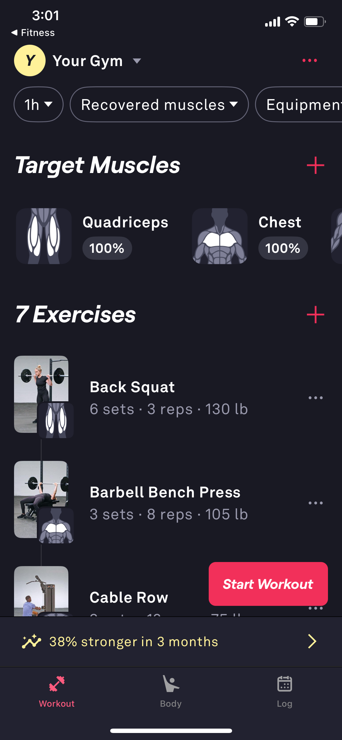 fitbod app screenshot 12