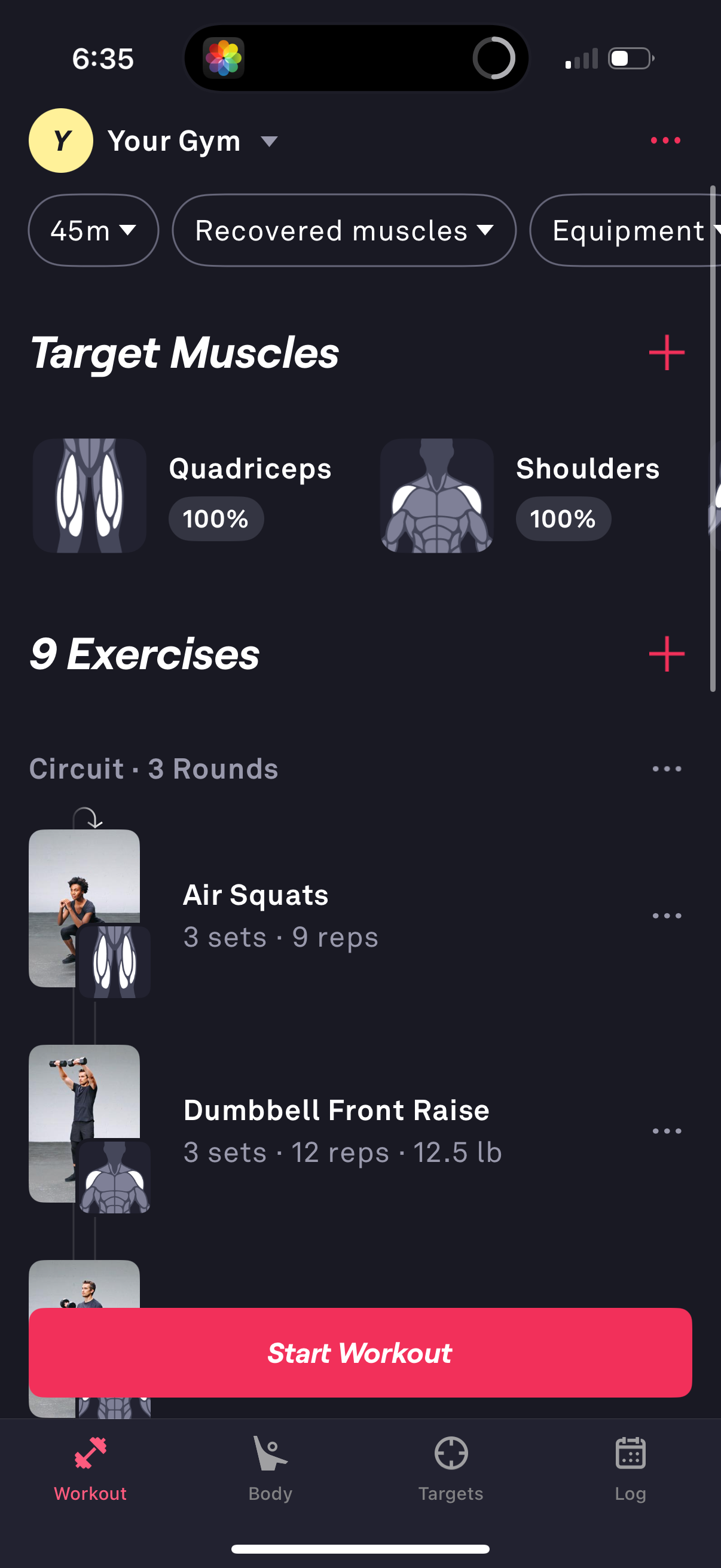 fitbod app screenshot 7