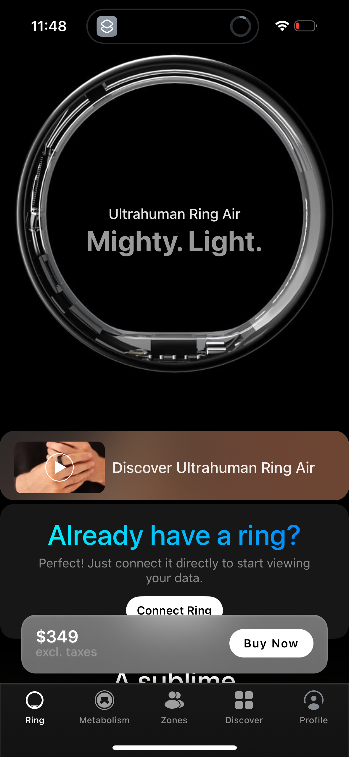 ultrahuman app screenshot 19