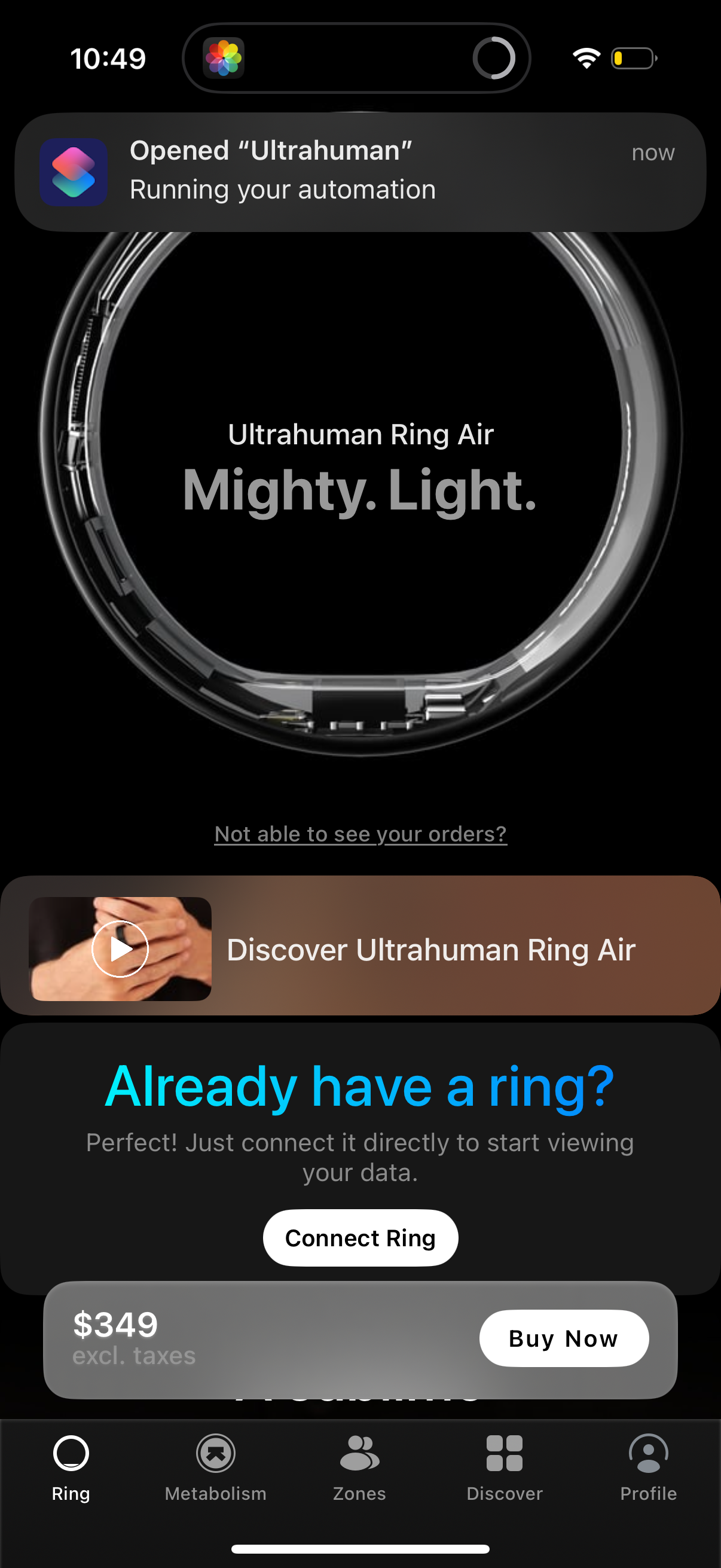 ultrahuman app screenshot 11