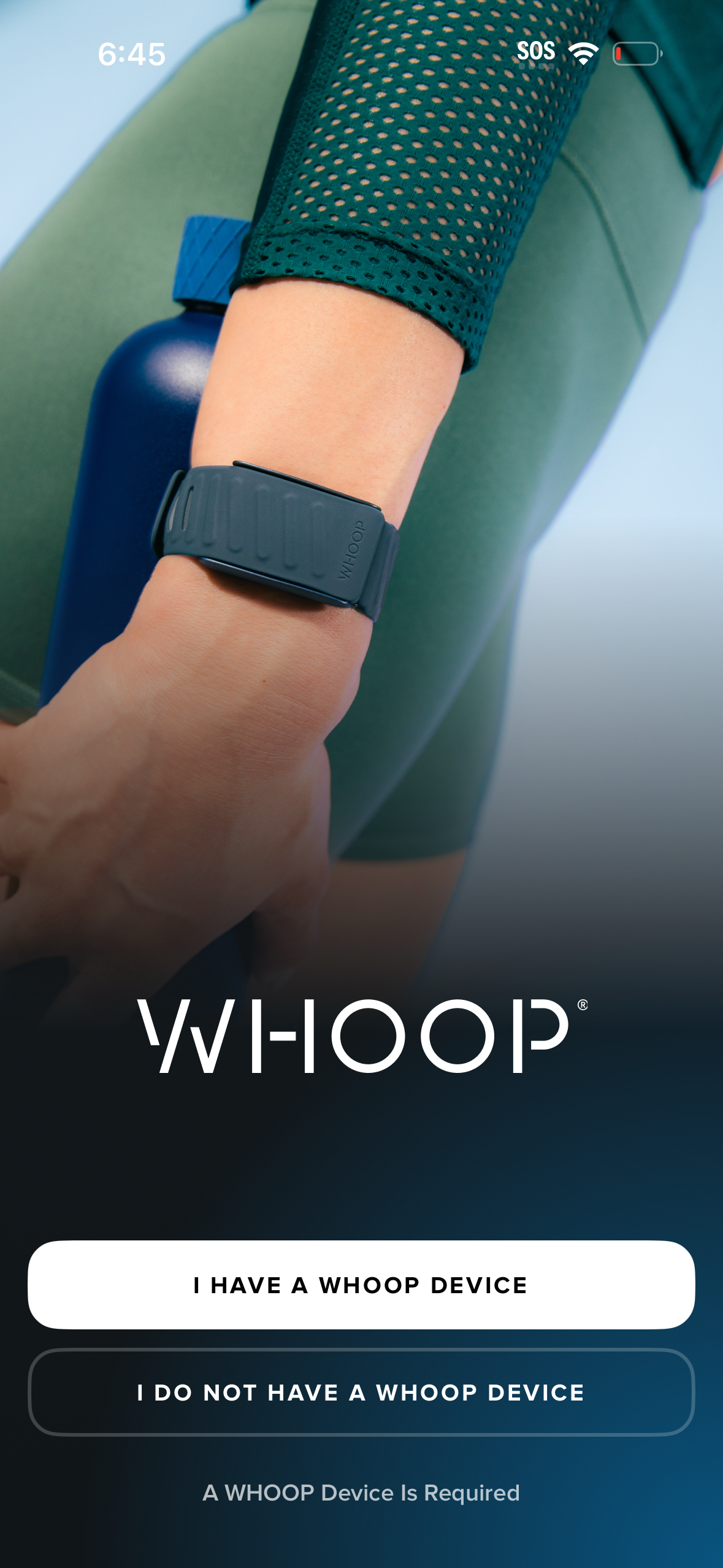 whoop app screenshot 3