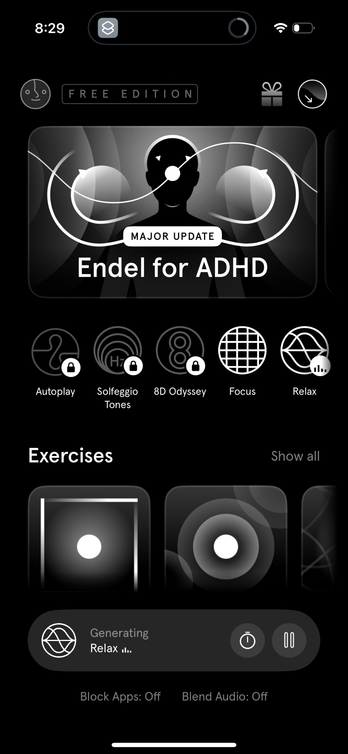 Step 4 of endel Signup