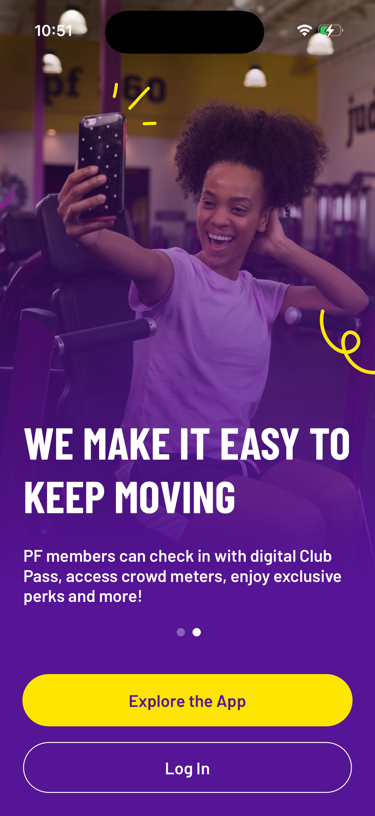 planet-fitness app screenshot 2