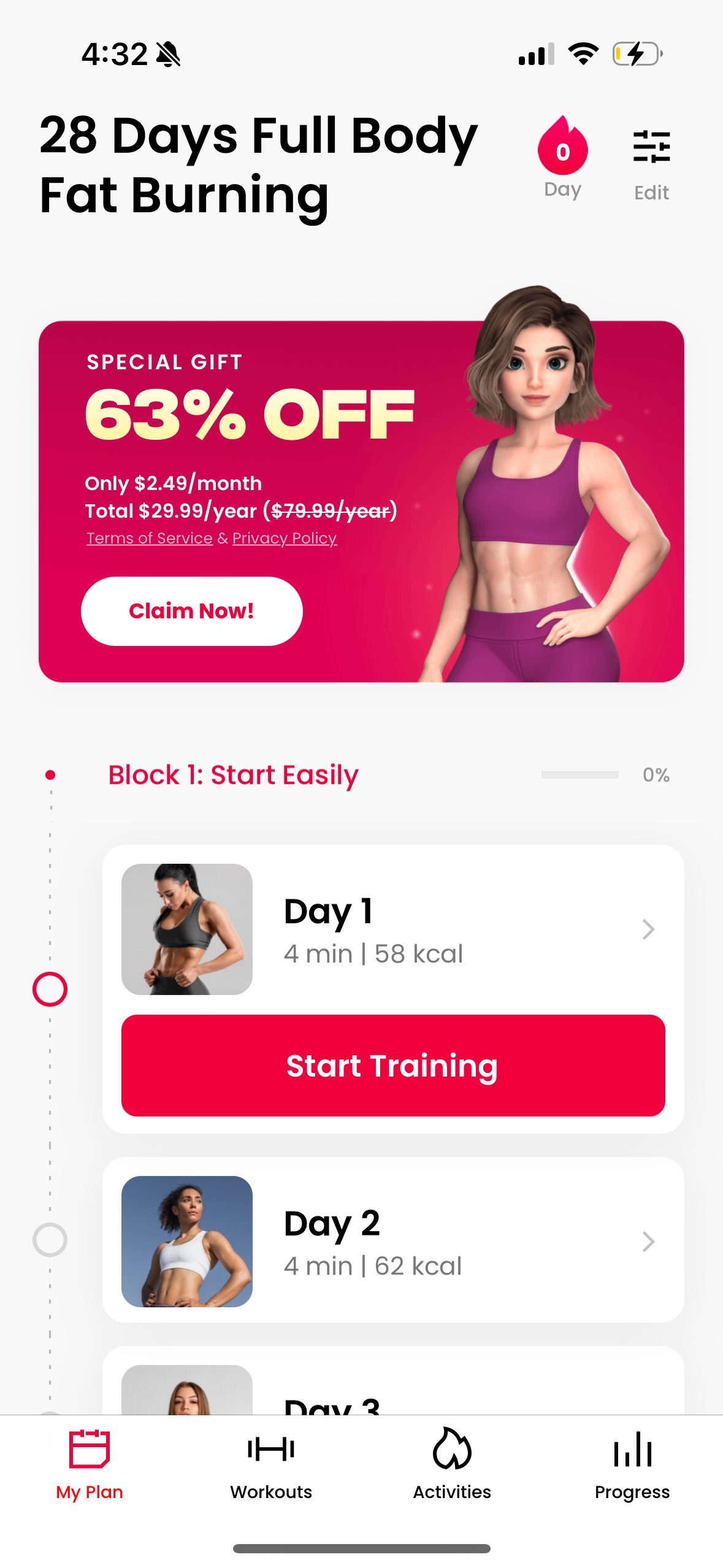 justfit app screenshot 86