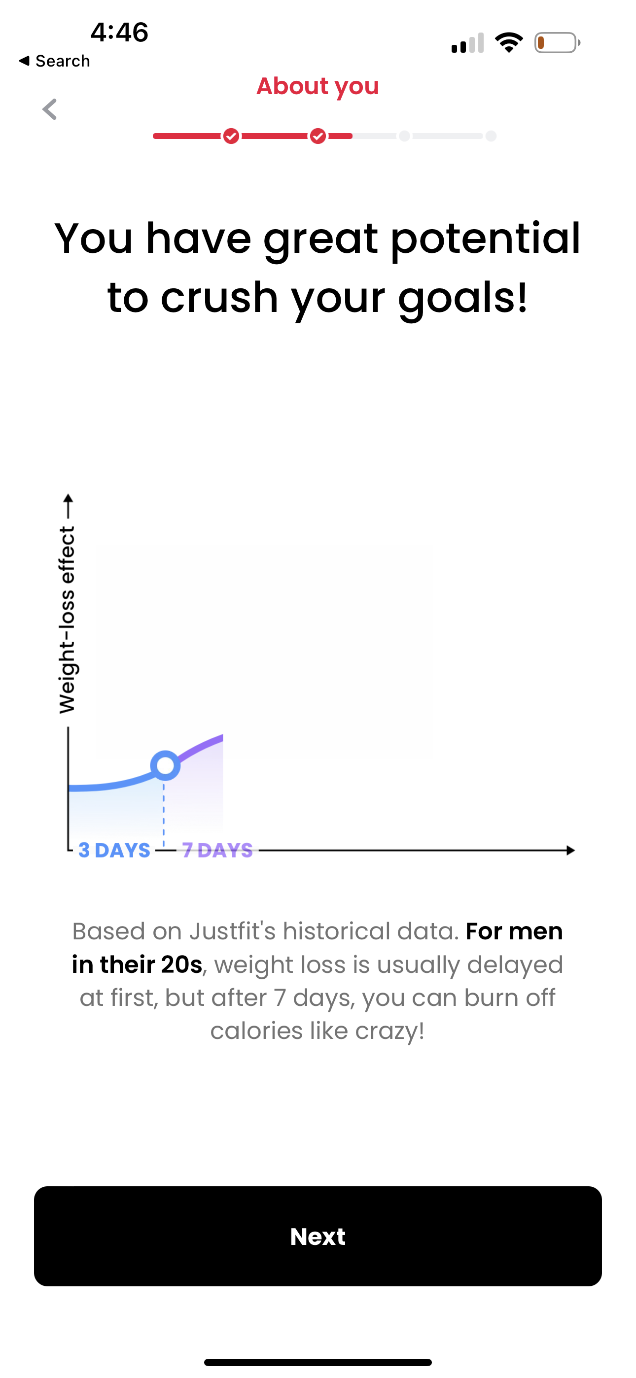 justfit app screenshot 127