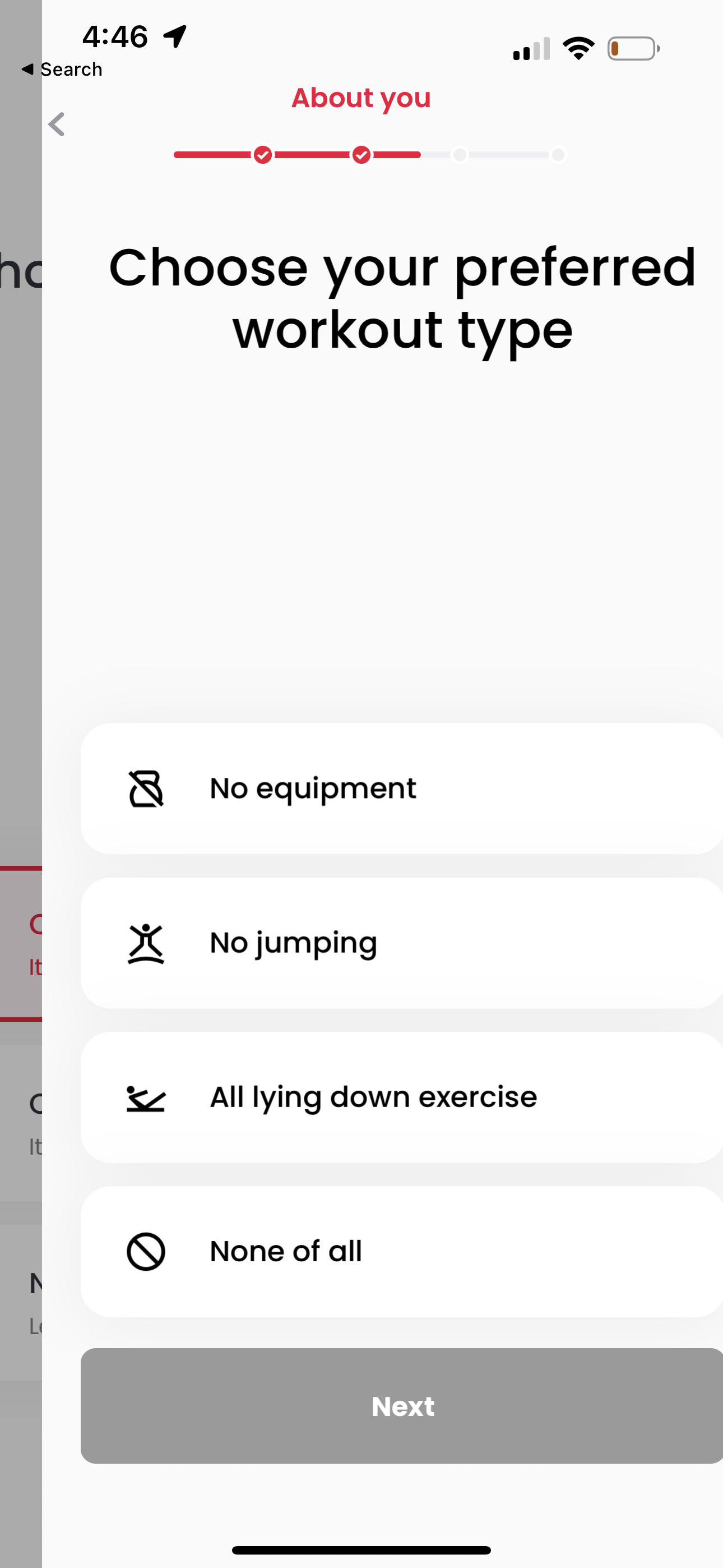 justfit app screenshot 124