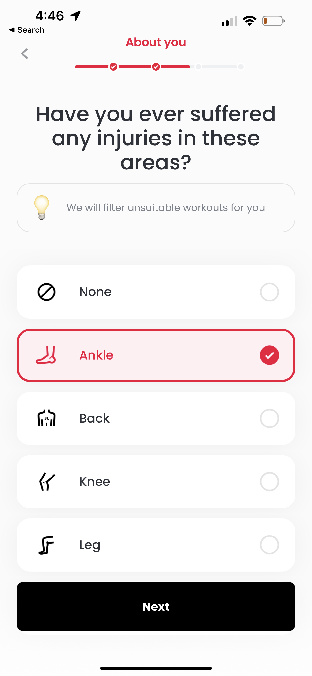 justfit app screenshot 119