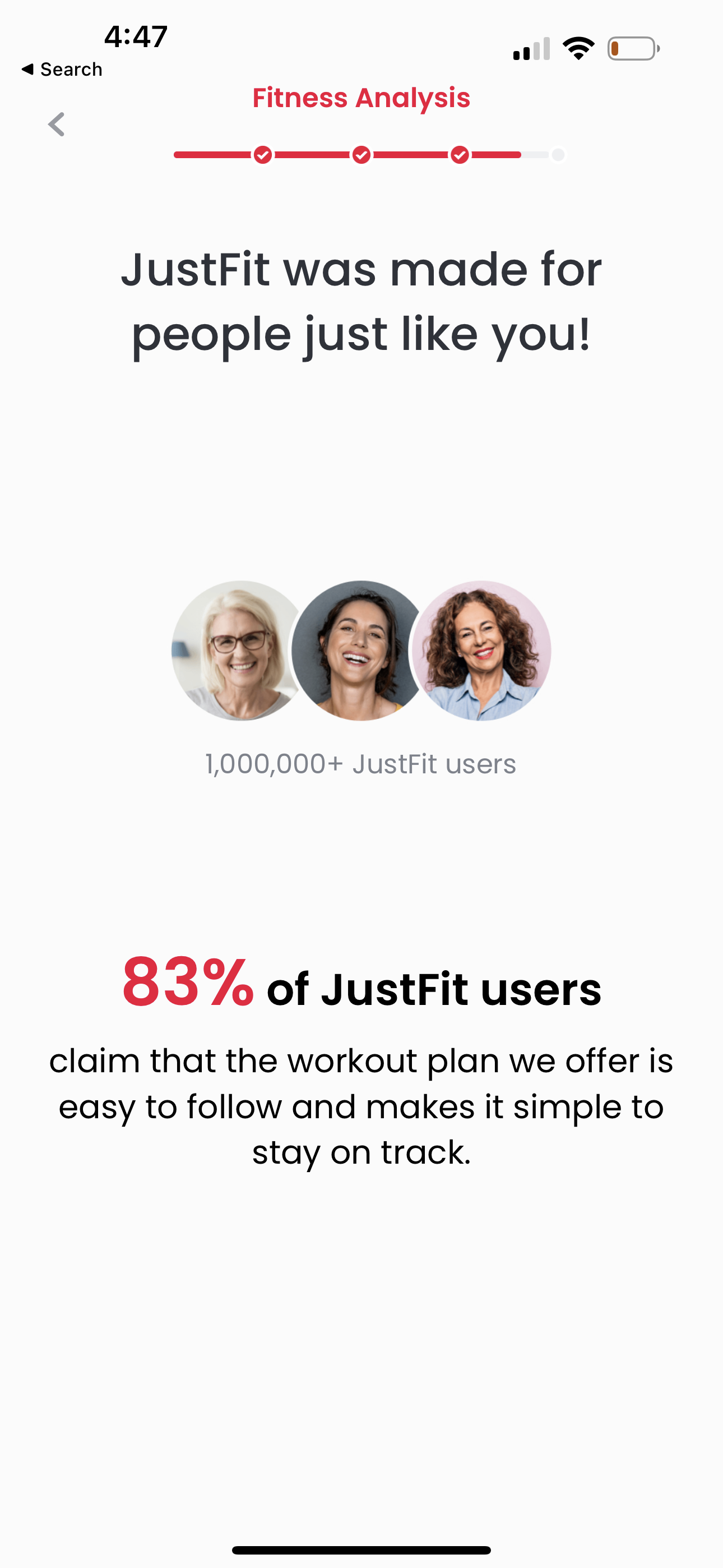 justfit app screenshot 108