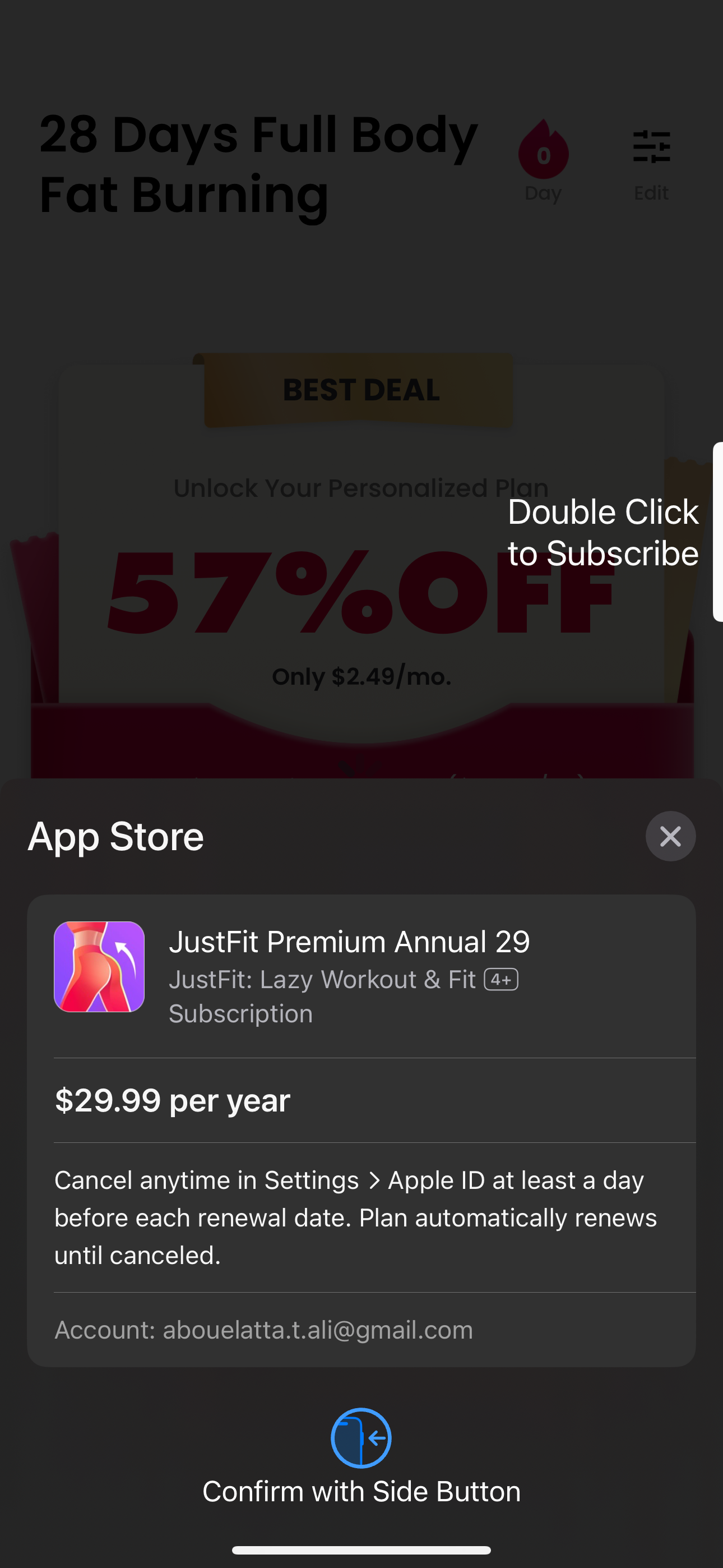 justfit app screenshot 97