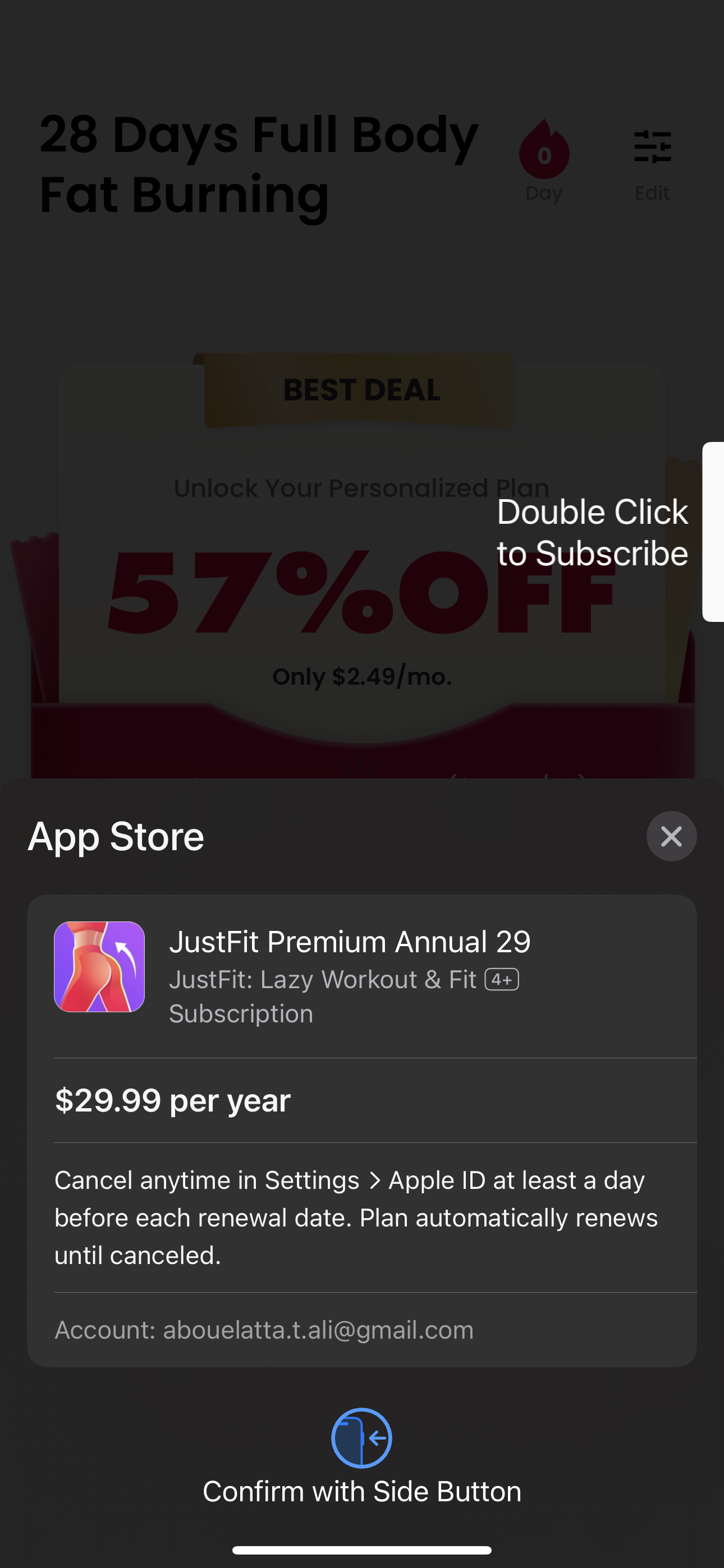 justfit app screenshot 95