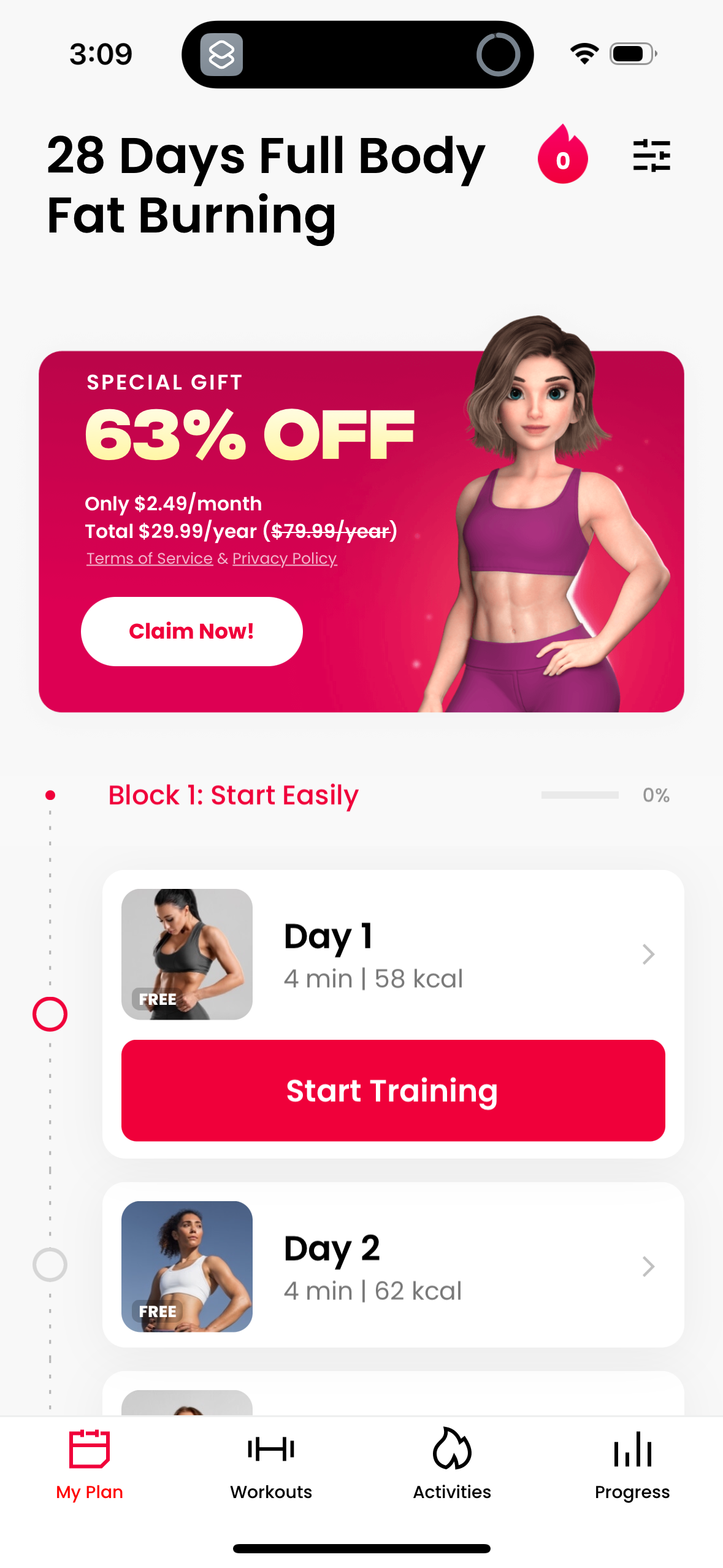 justfit app screenshot 58