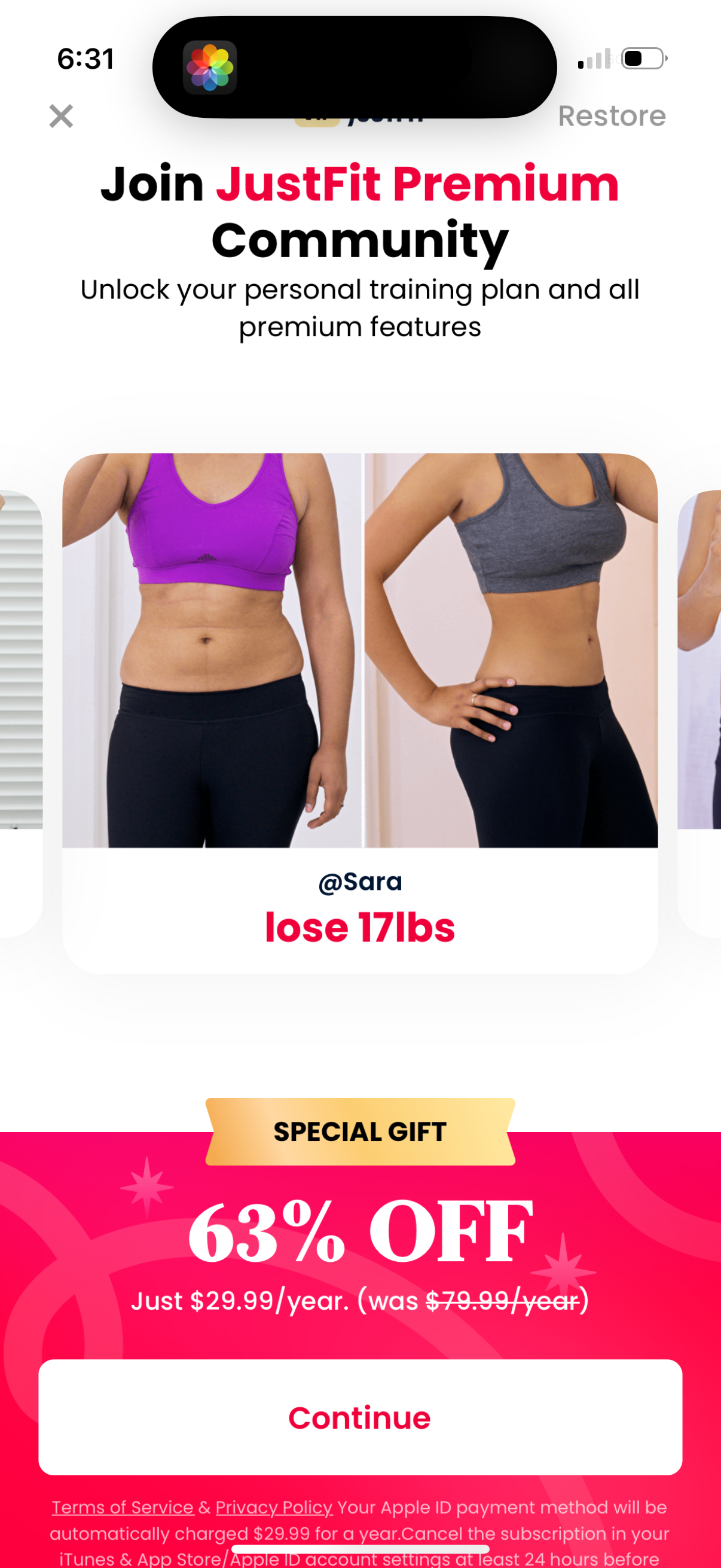 justfit app screenshot 54