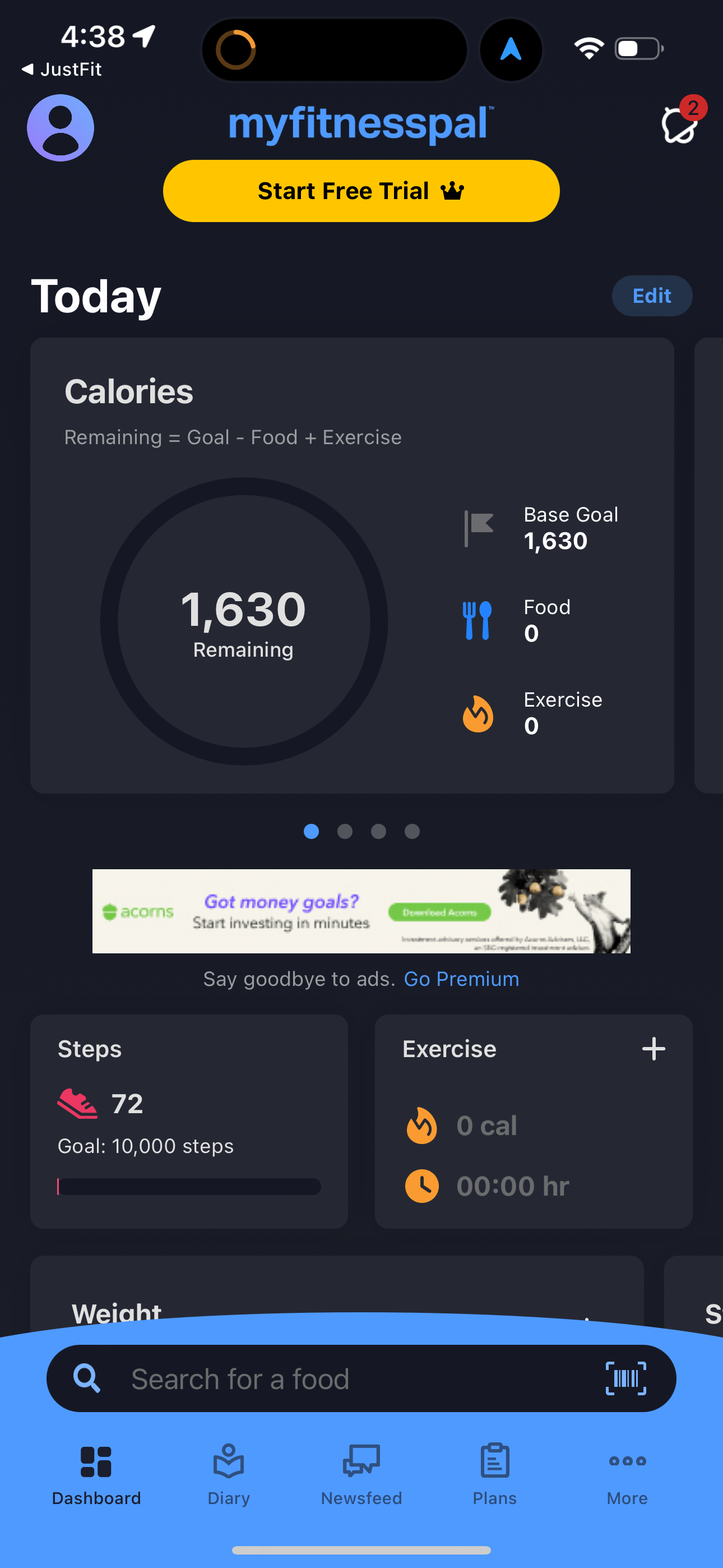 myfitnesspal app screenshot 126