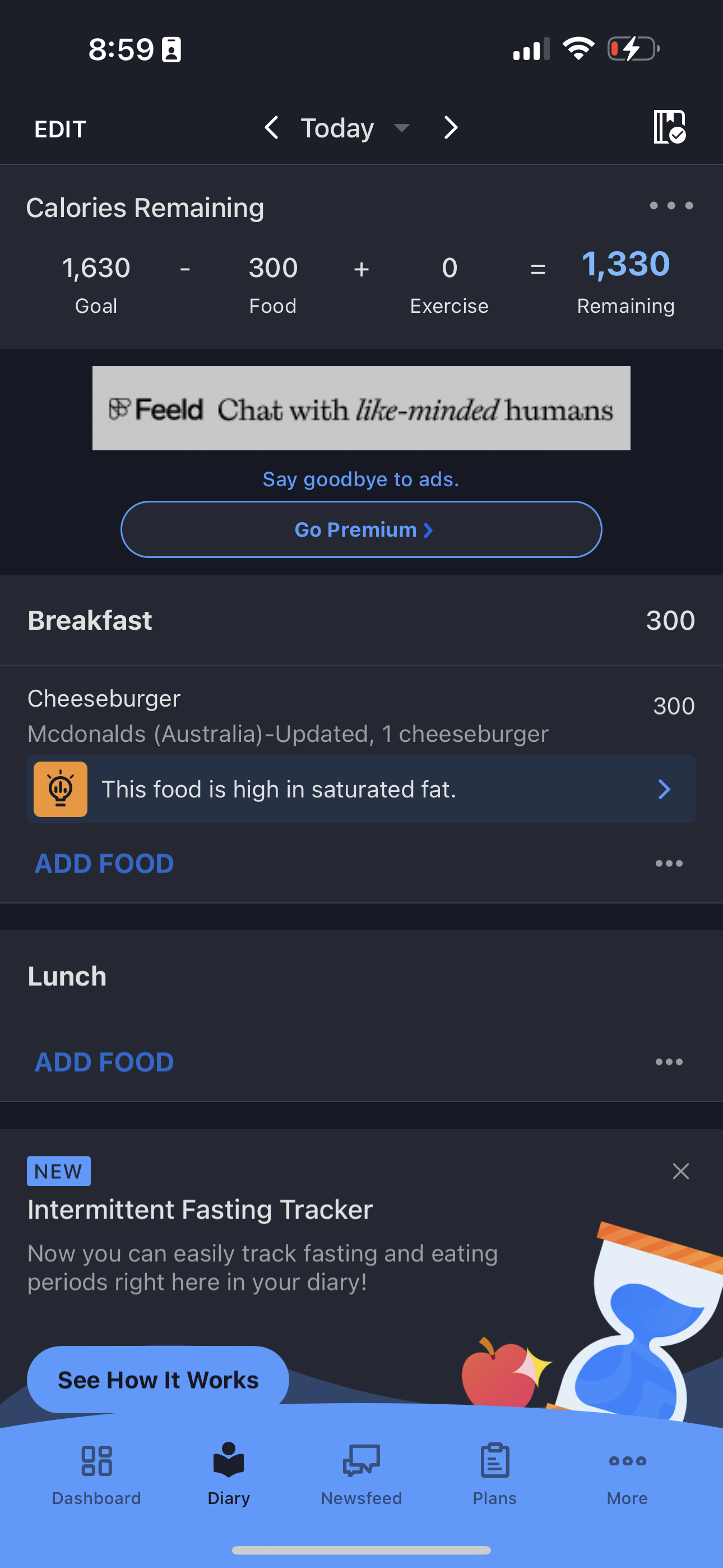myfitnesspal app screenshot 122