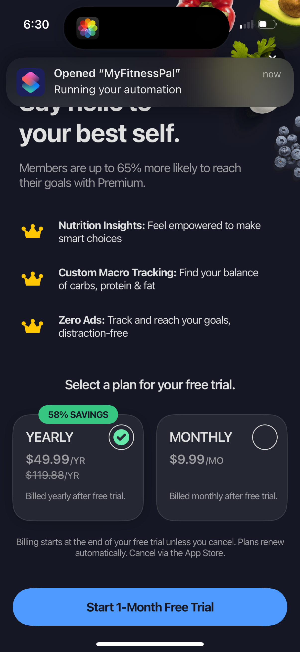 myfitnesspal app screenshot 40