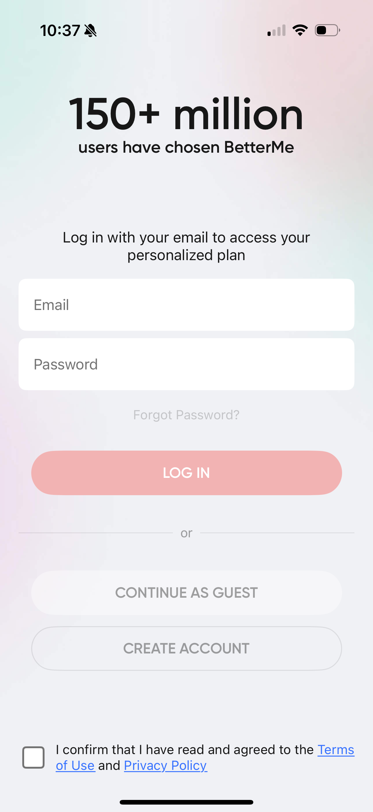 betterme app screenshot 2