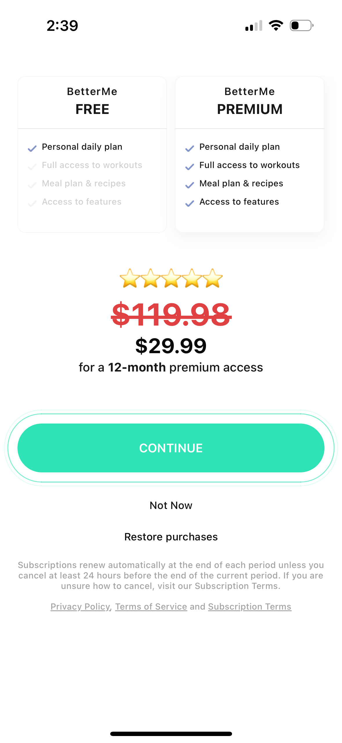 betterme app screenshot 77