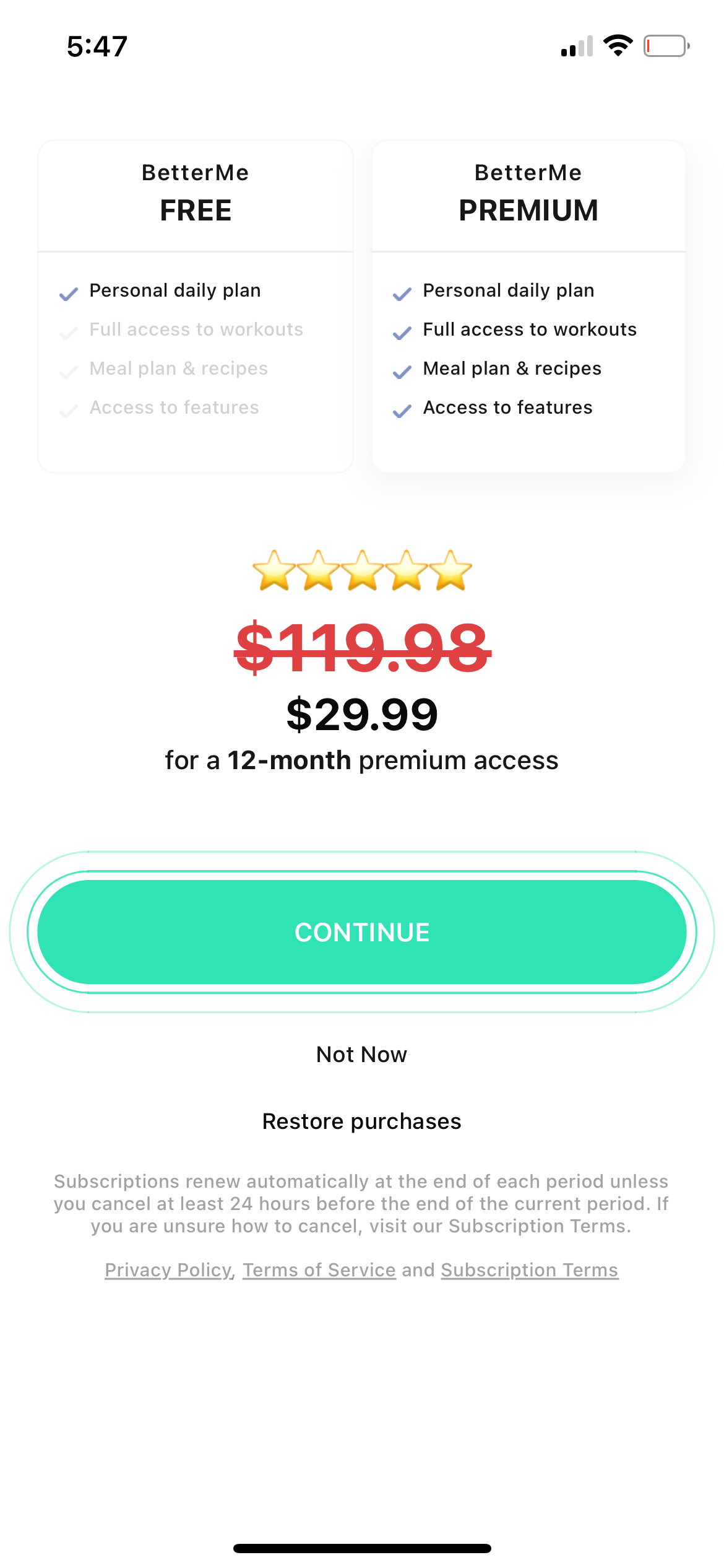 betterme app screenshot 72