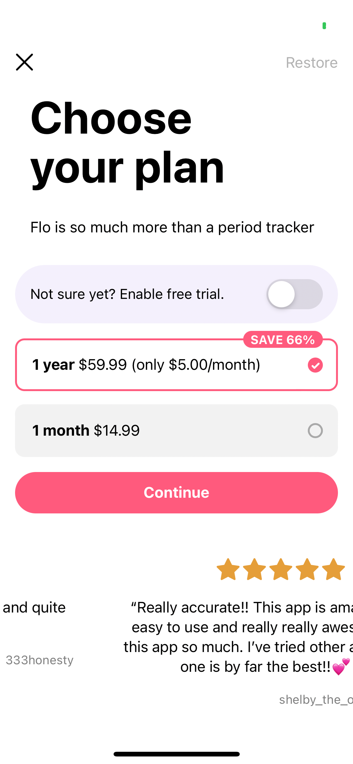 flo app screenshot 100