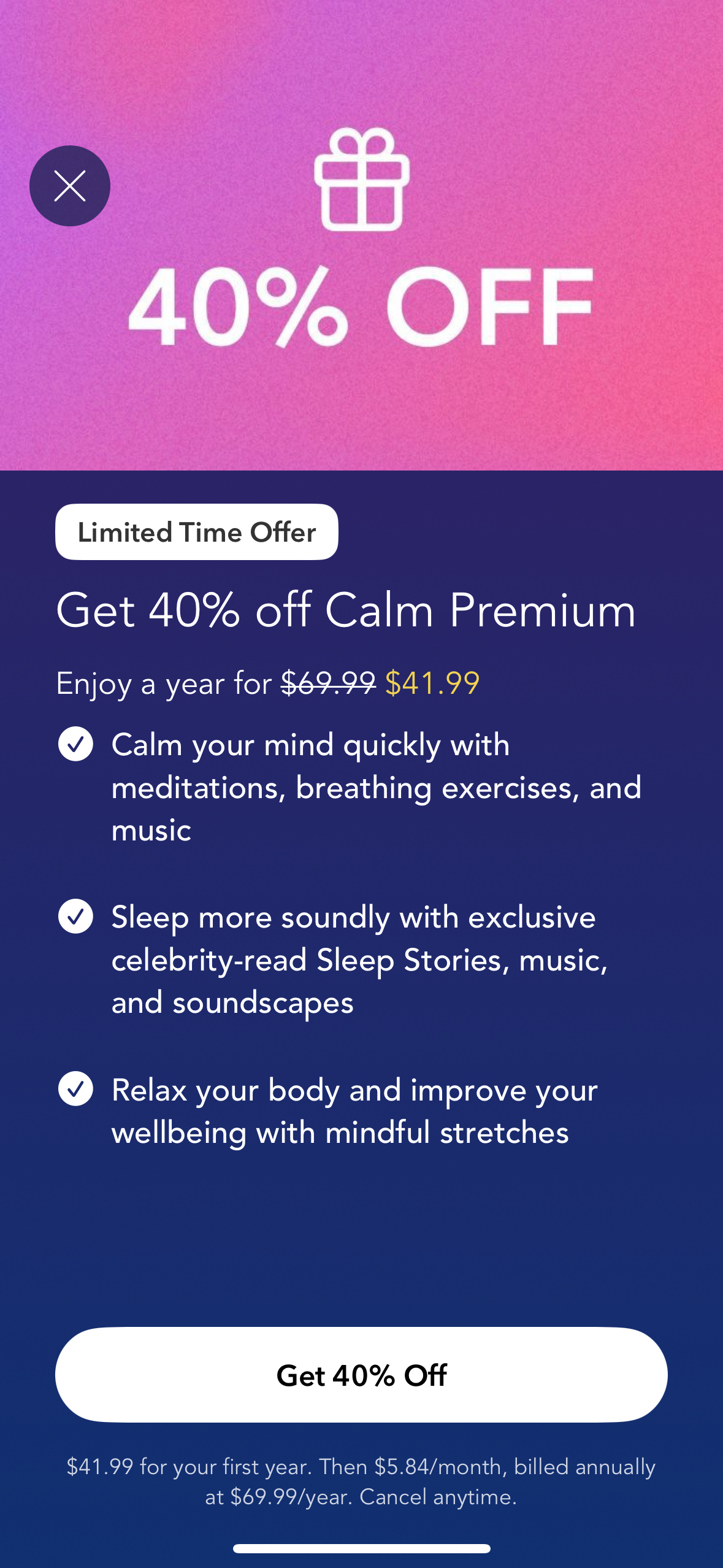calm app screenshot 8