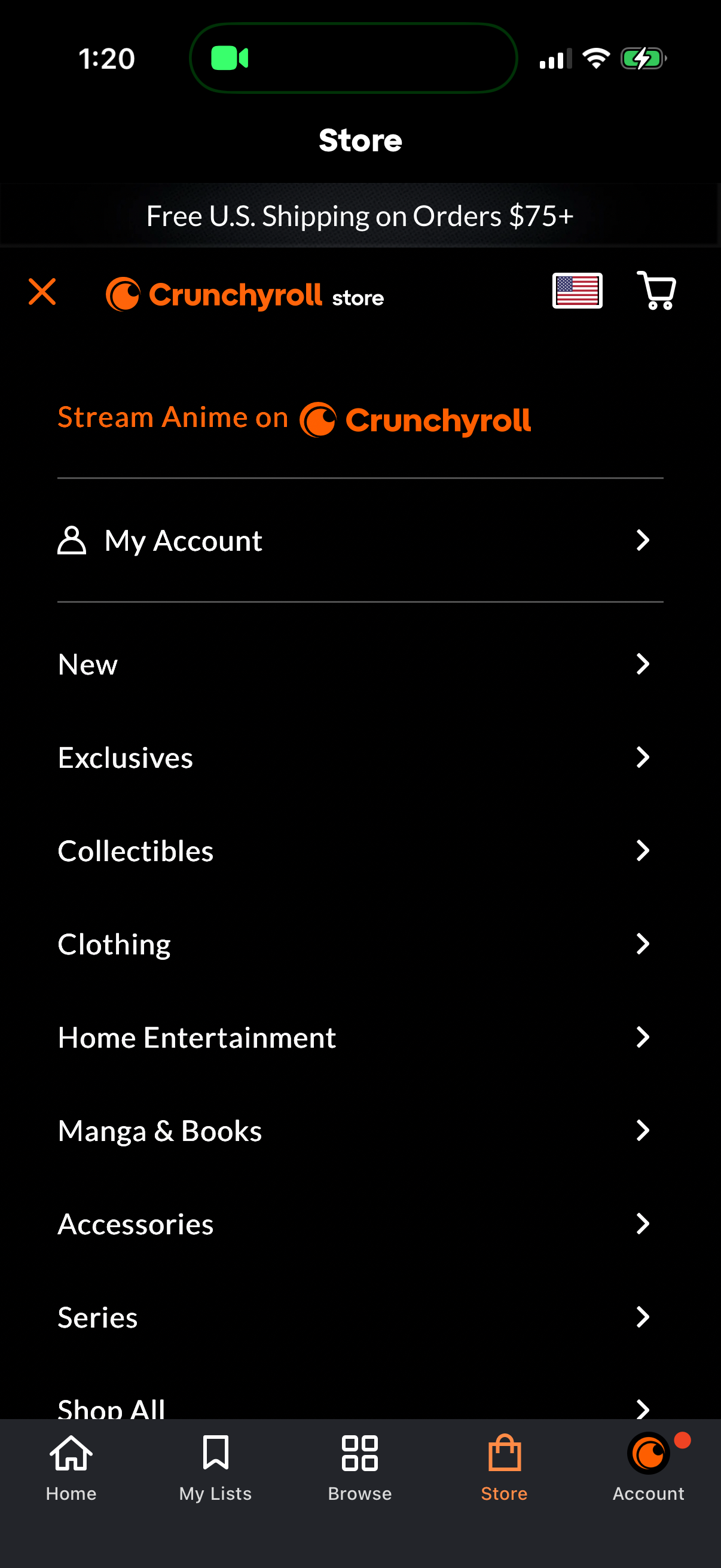 crunchyroll app screenshot 10