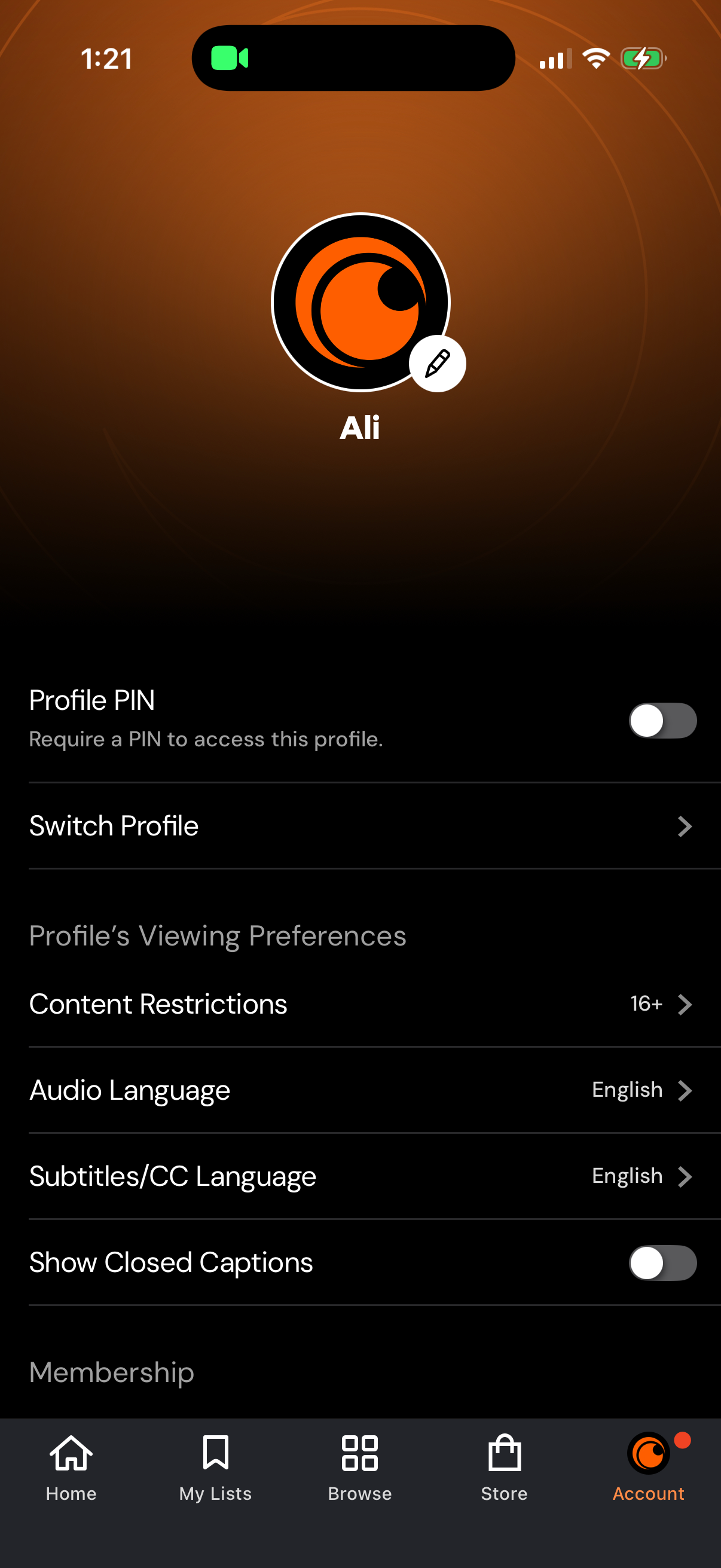 crunchyroll app screenshot 8