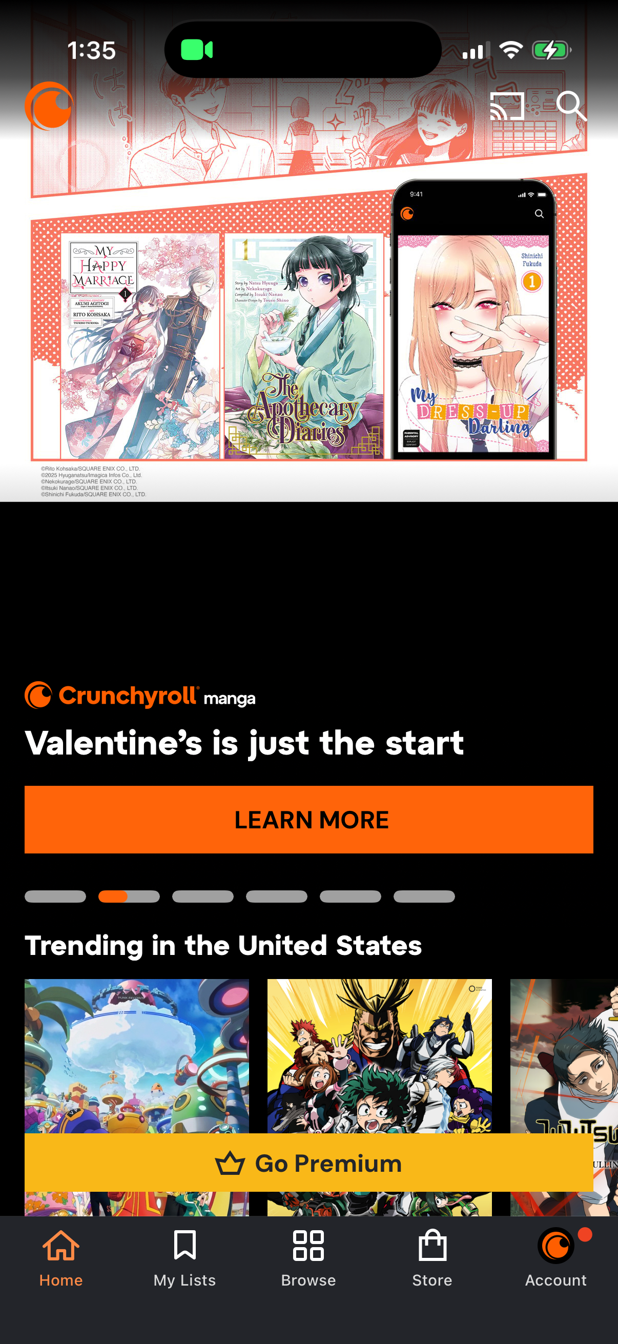 crunchyroll app screenshot 4