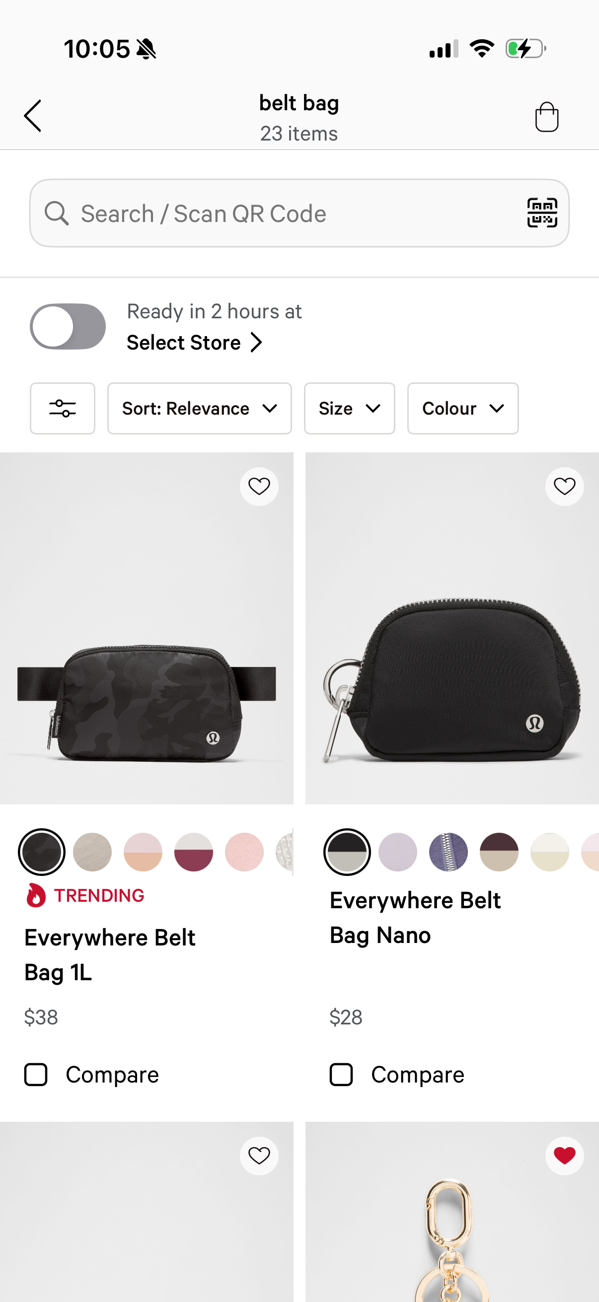 lululemon app screenshot 10