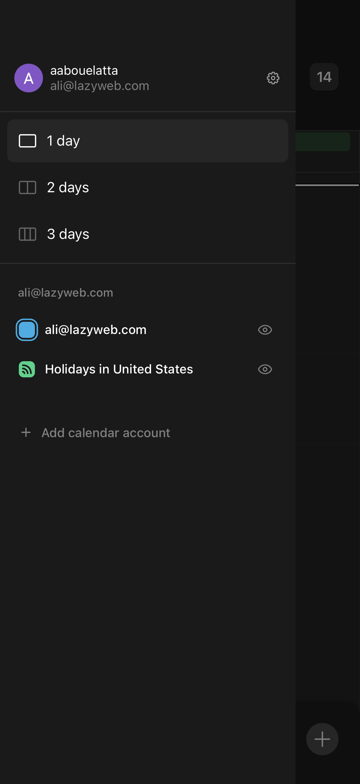notion-calendar app screenshot 1