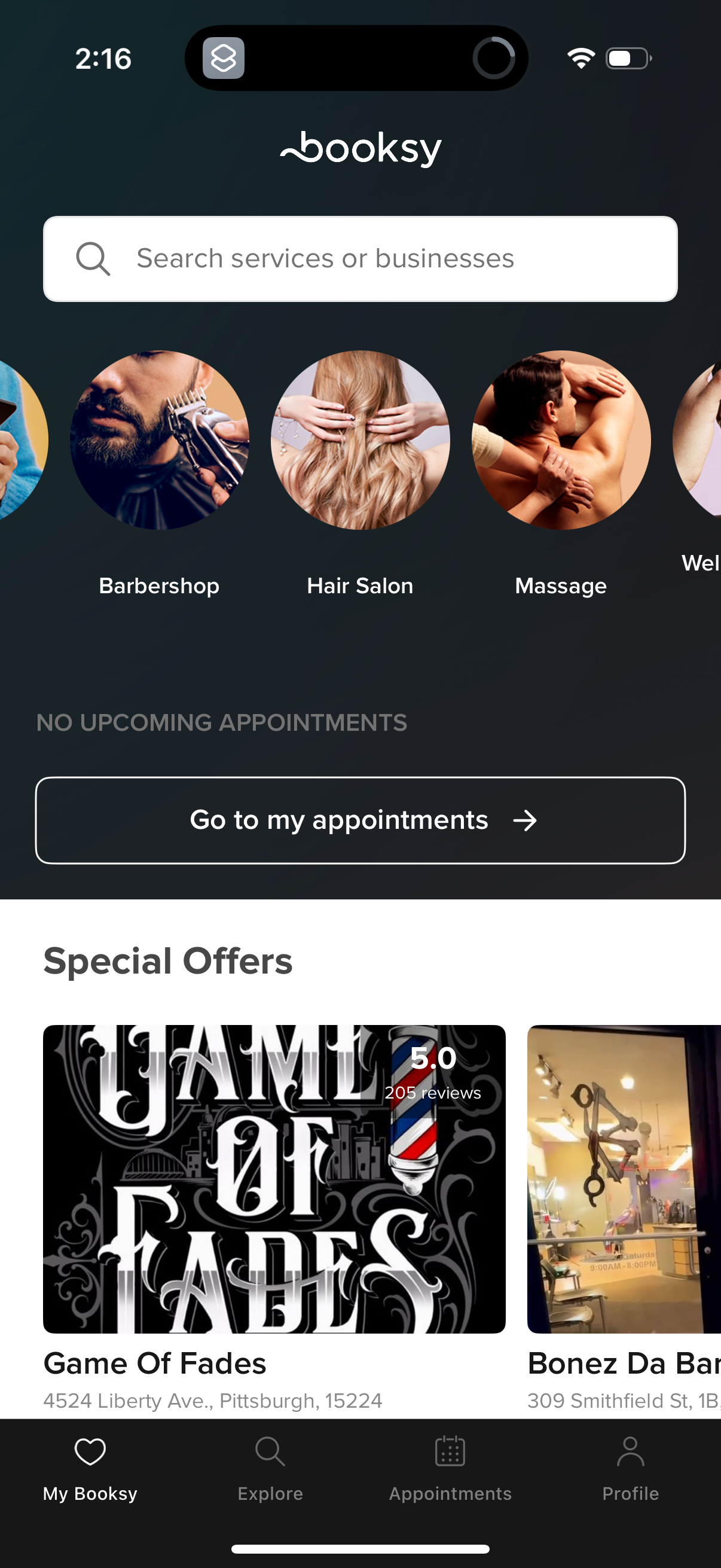 booksy app screenshot 4